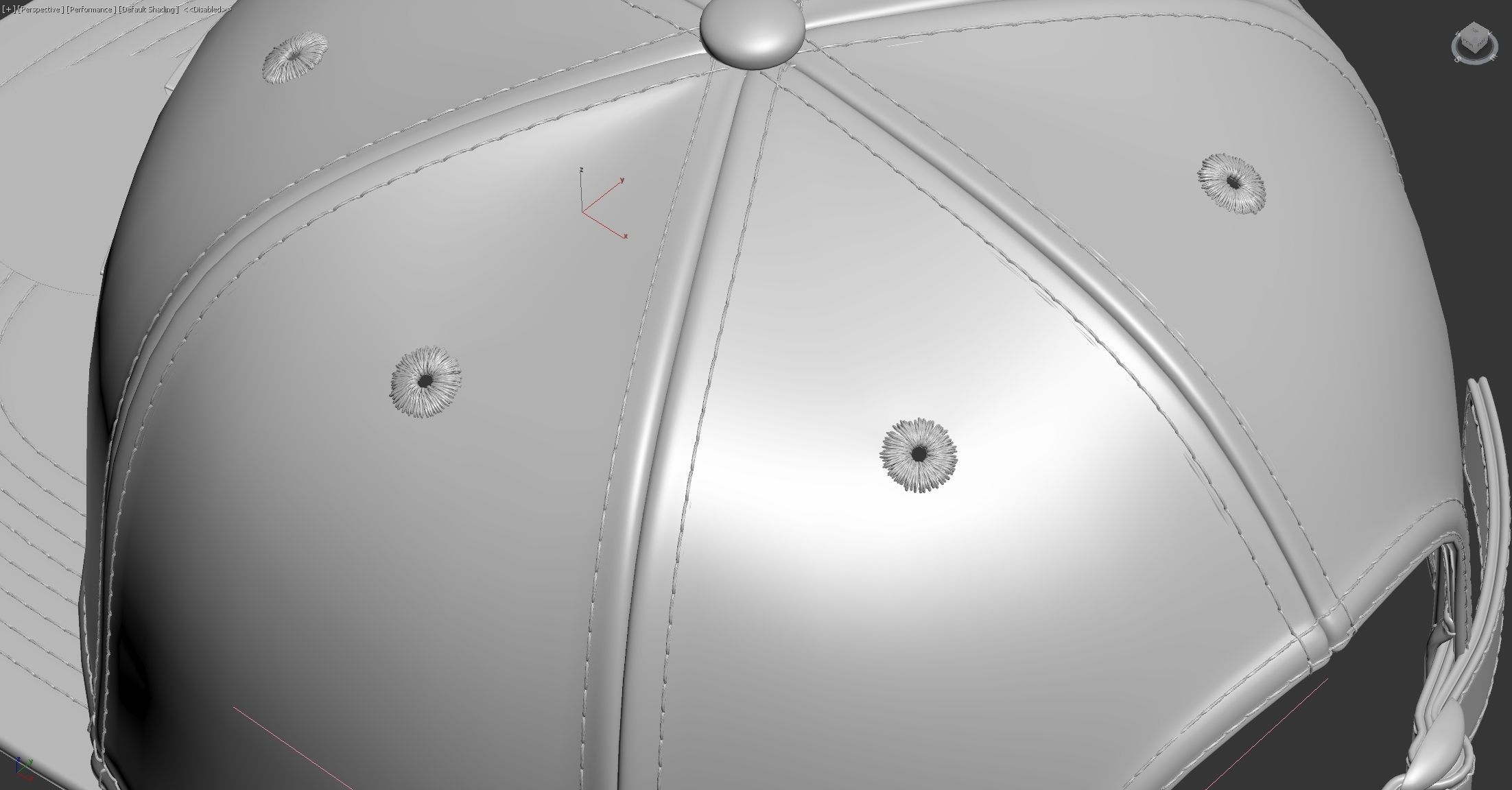 Baseball Cap 3D model_19