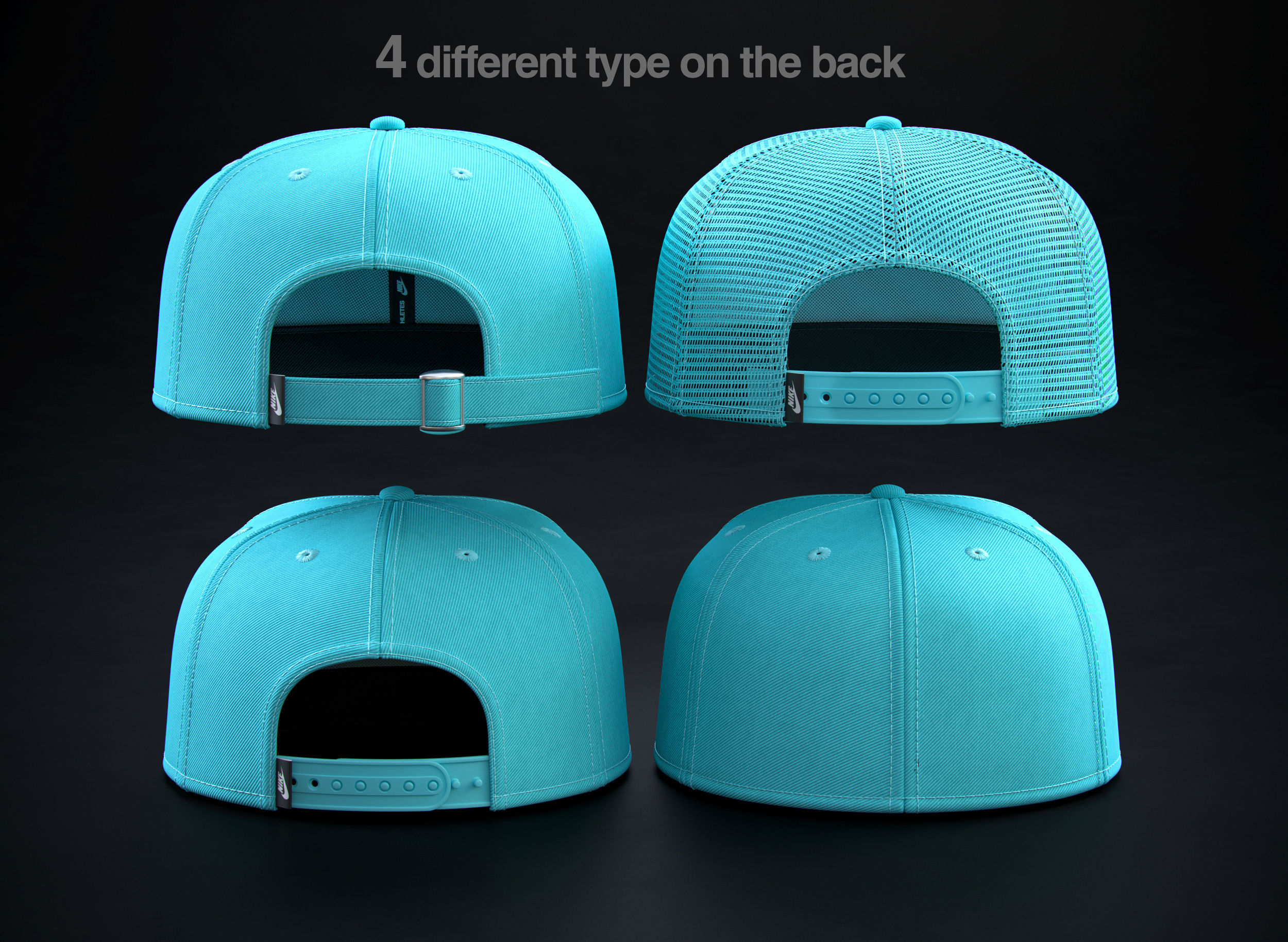 Baseball Hat 3D model_1