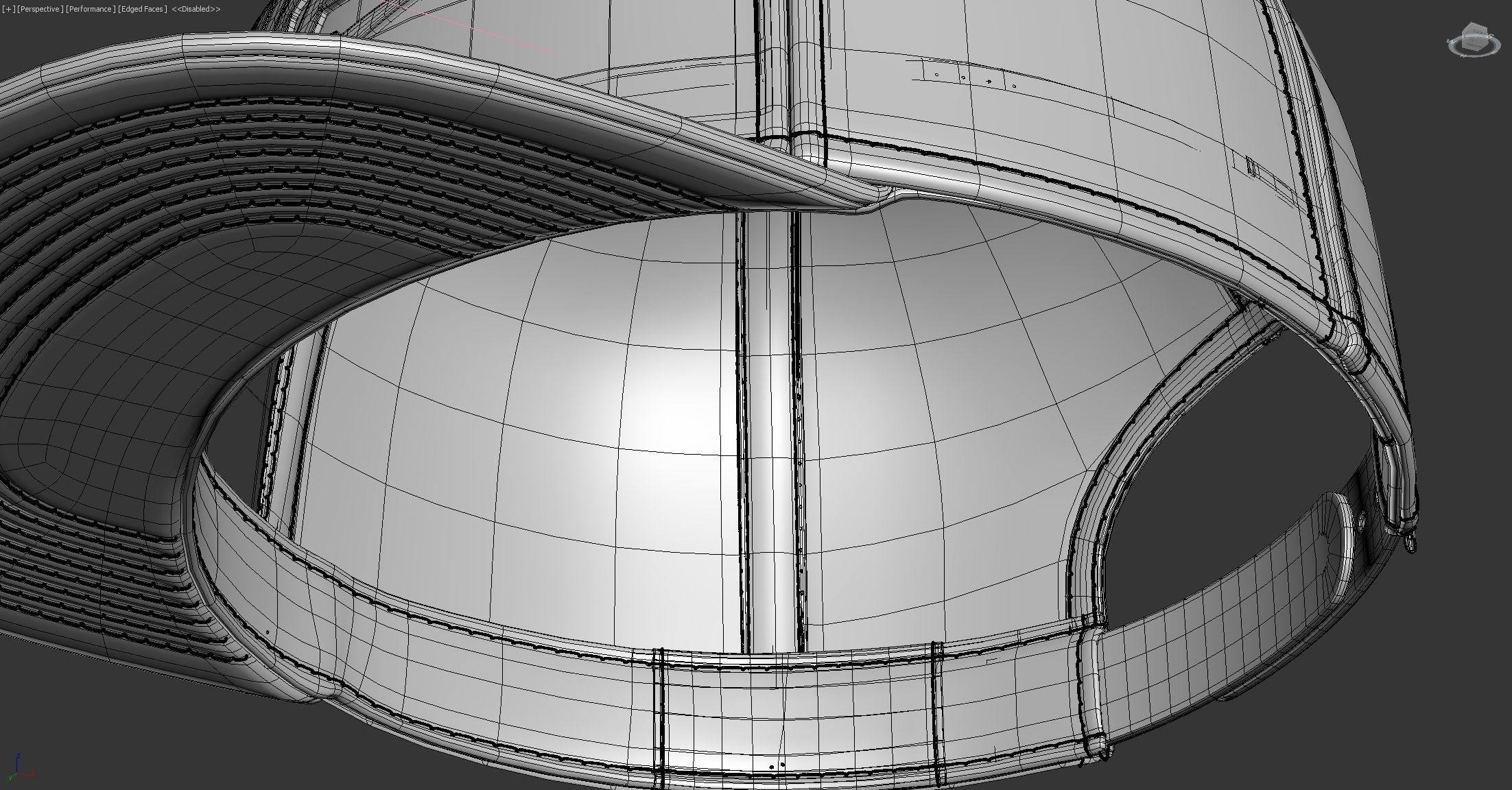 Baseball Hat 3D model_16