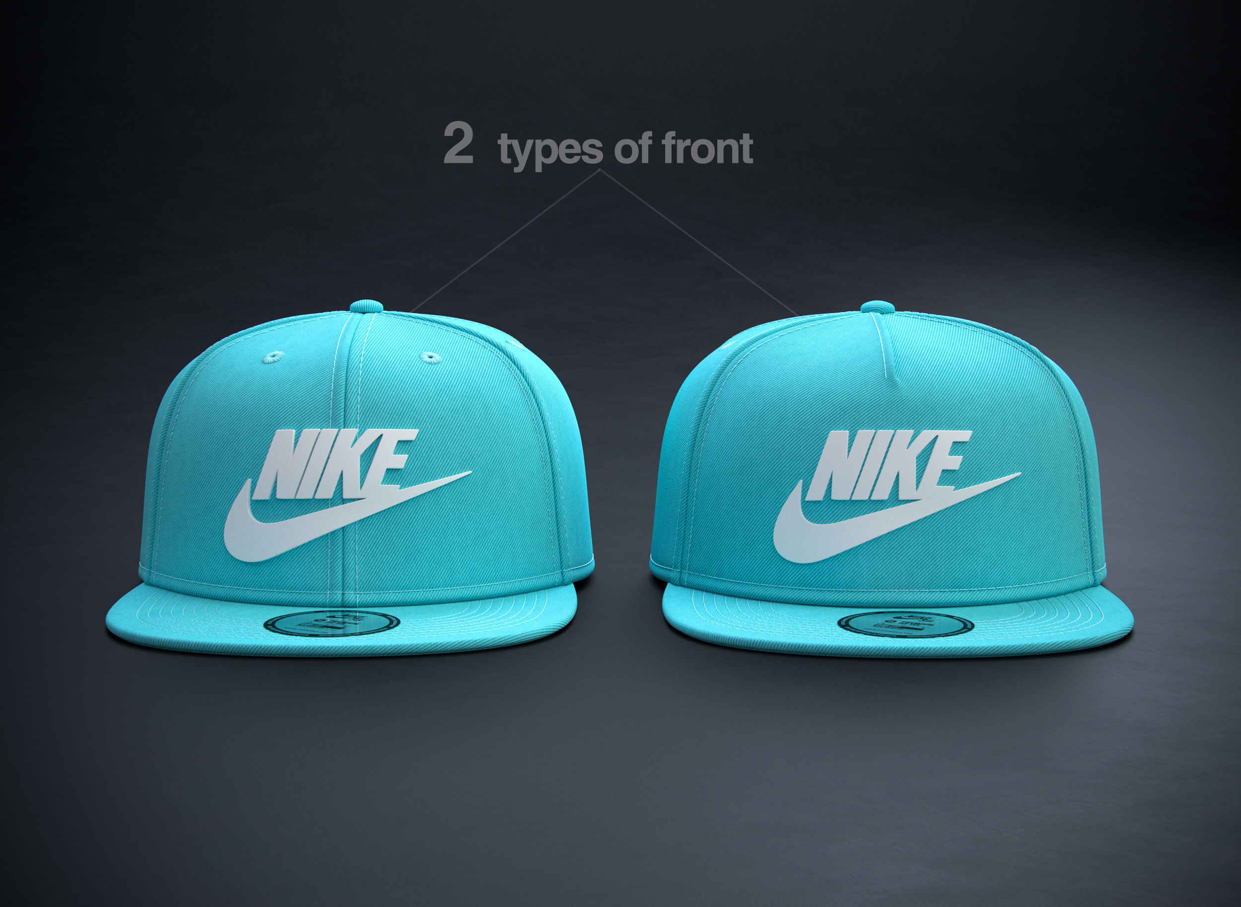Baseball Hat 3D model_2