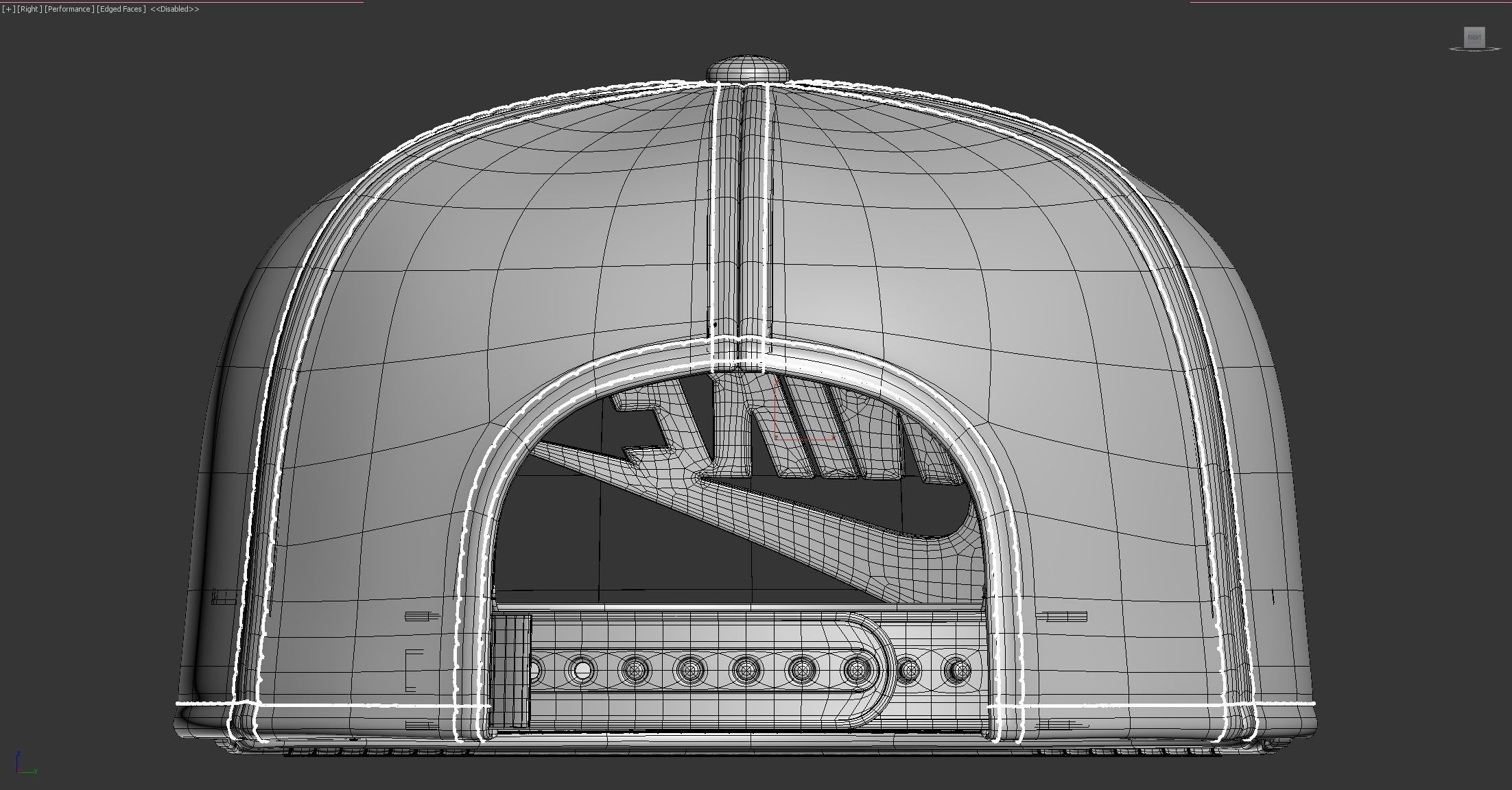 Baseball Hat 3D model_14