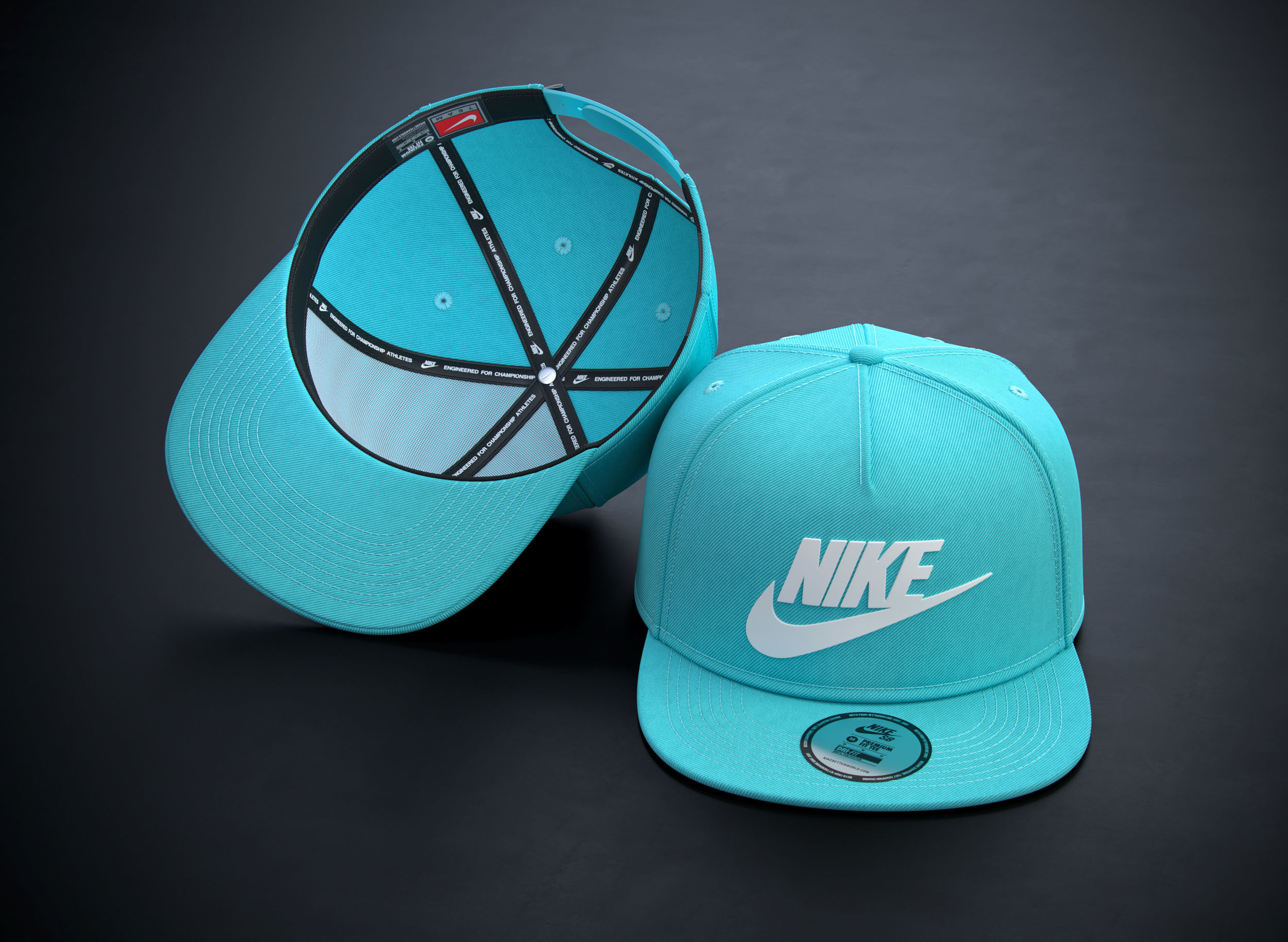 Baseball Hat 3D model_4