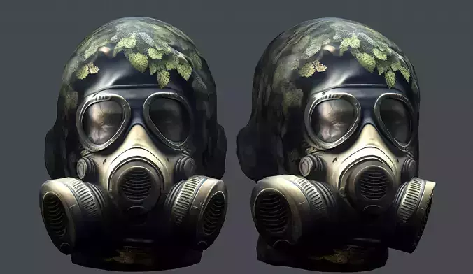 Helmet 3d model military combat Military Low-poly 3D model