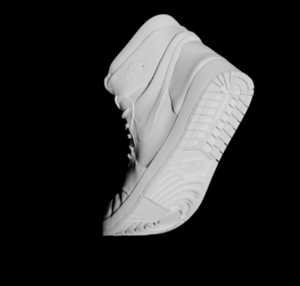 bent Nike 3D print model_2