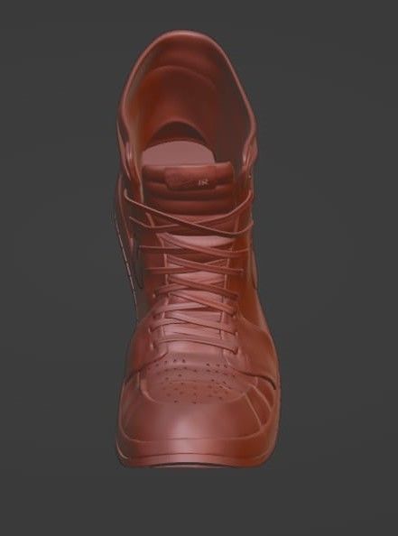 bent Nike 3D print model_1