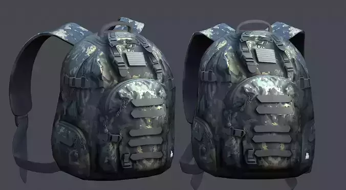 Backpack military combat Black baggage