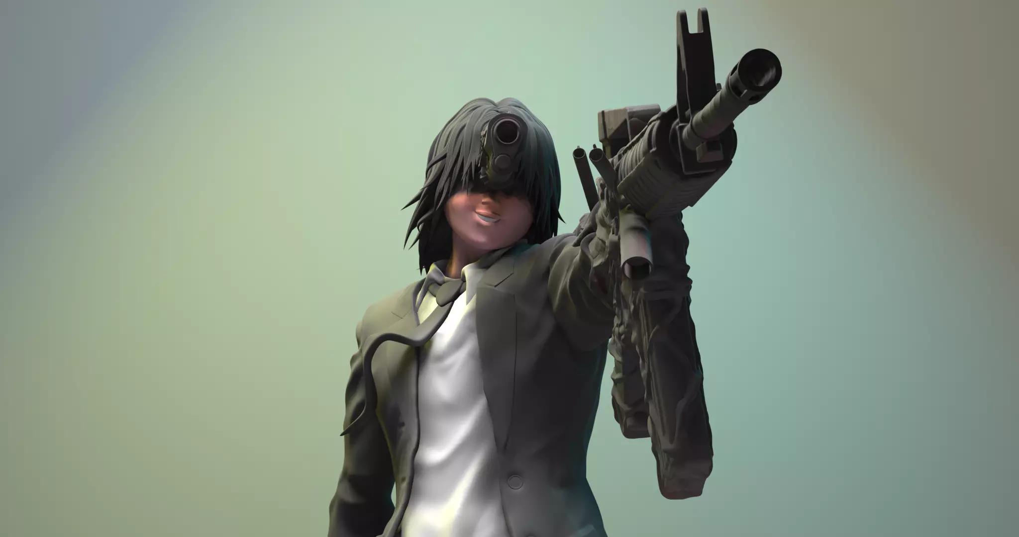 Gun Devil - Chainsaw man 3D print model