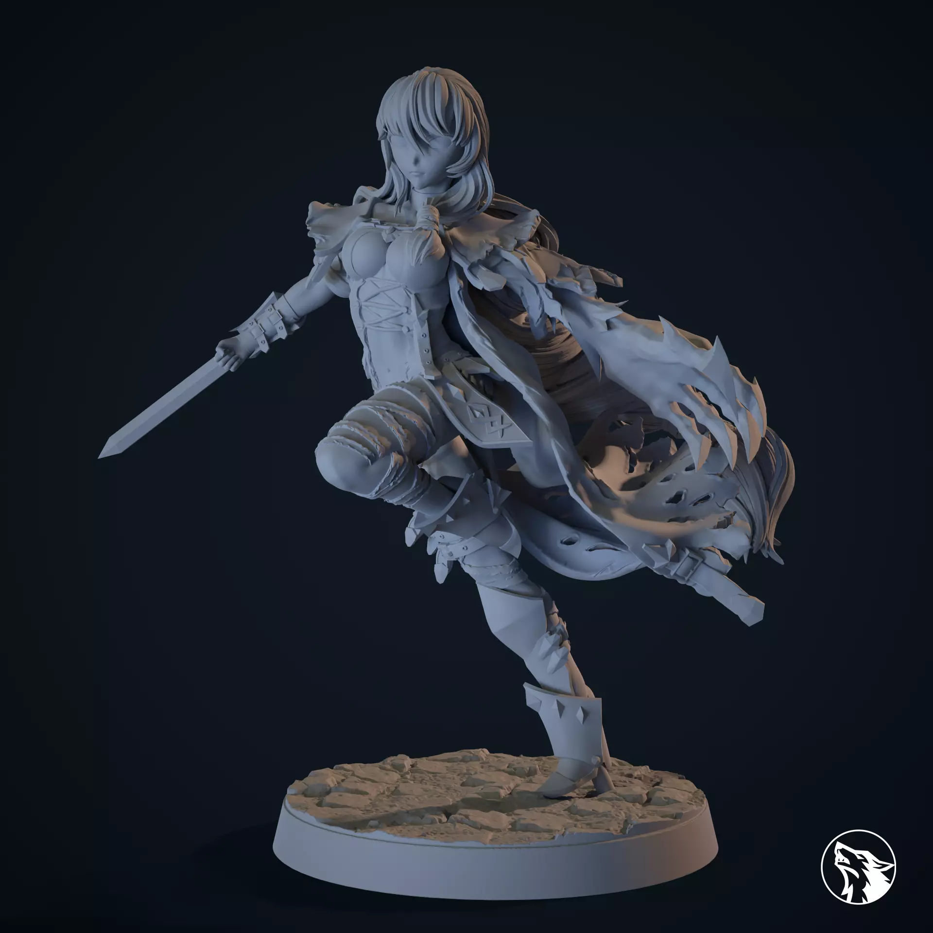Velvet Crowe 3D print model_0