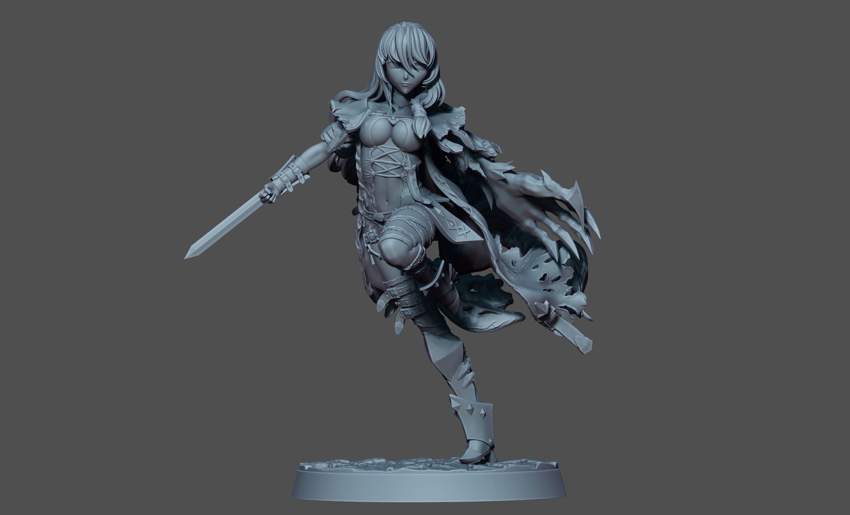 Velvet Crowe 3D print model_3