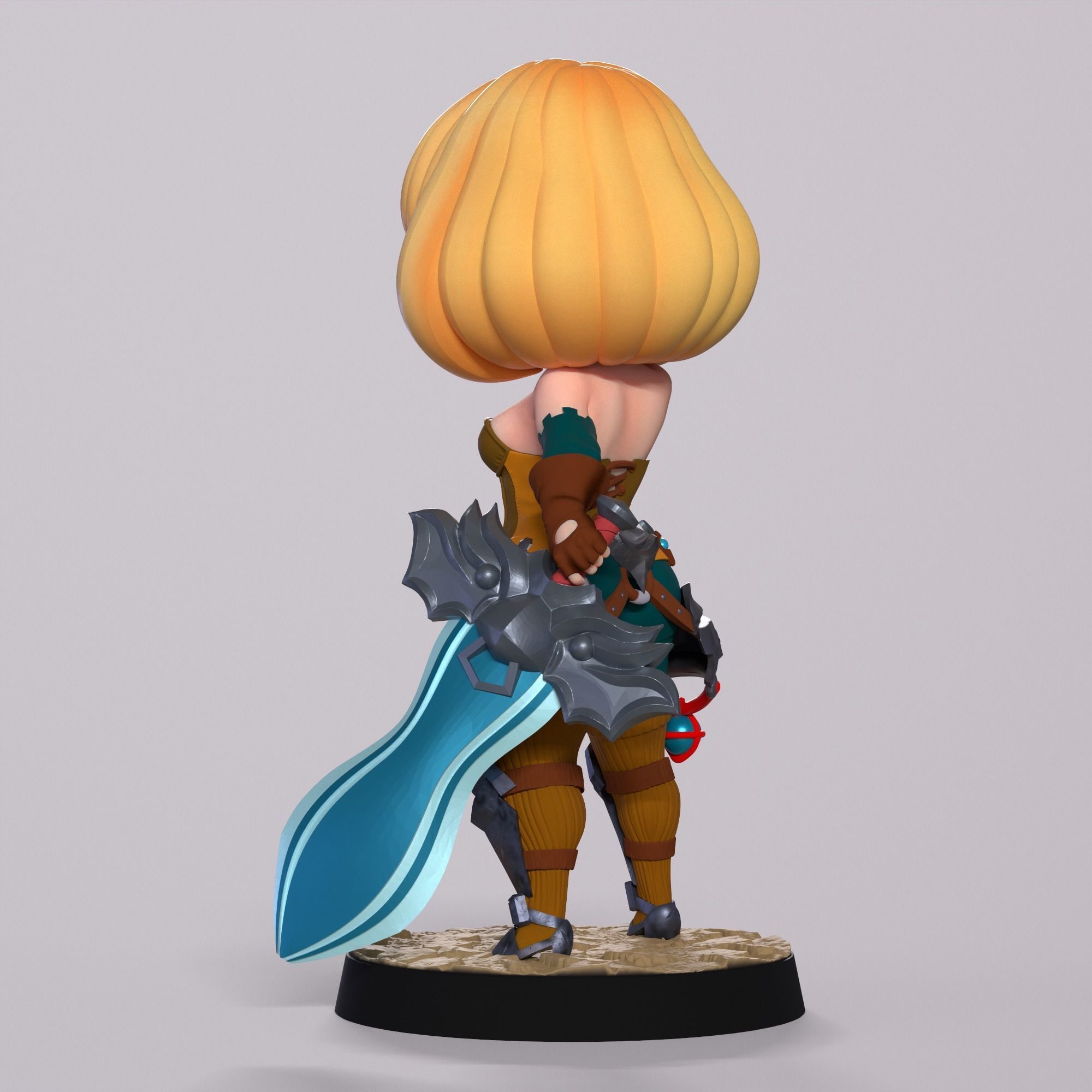 Boss Girl 3D print model_2