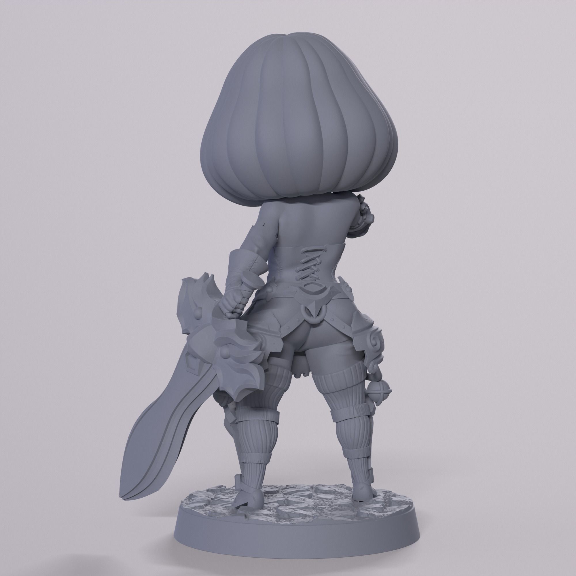 Boss Girl 3D print model_10