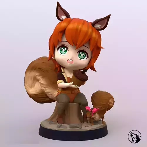 chibi squirrel girl