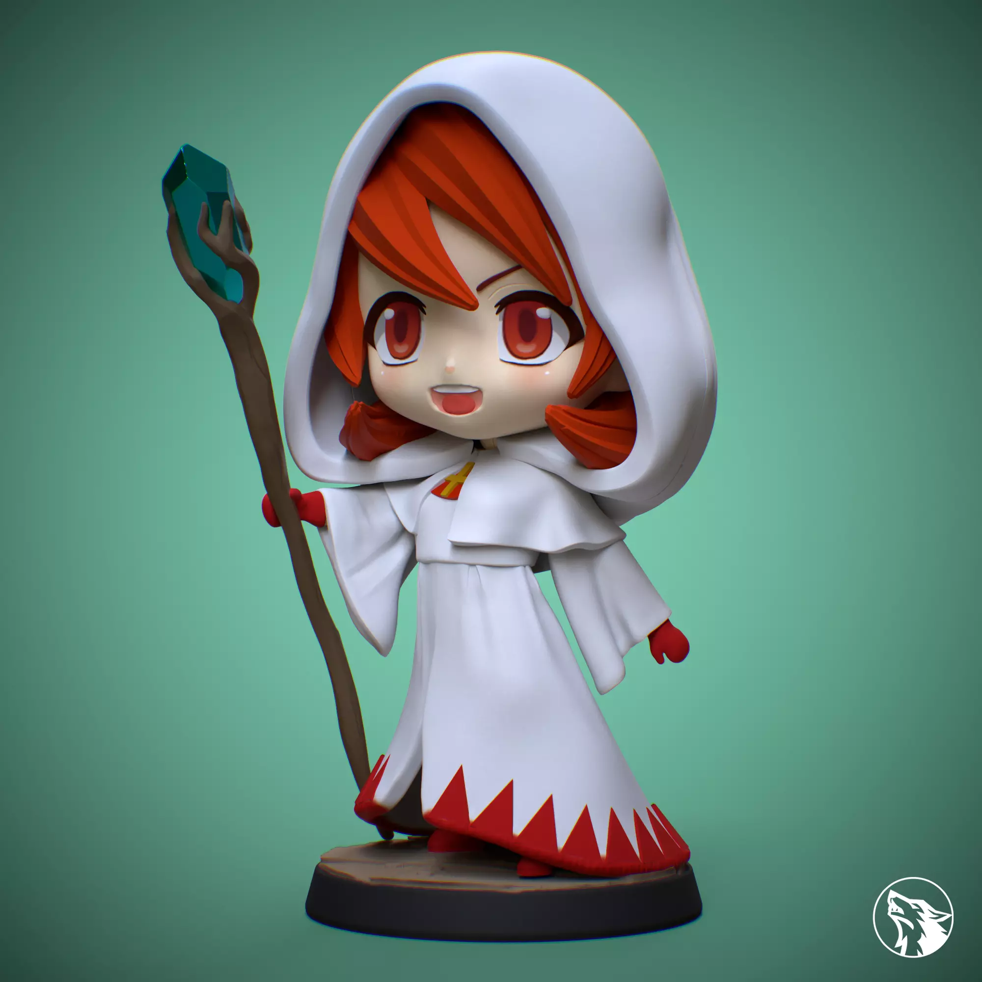 Chibi White Mage 3D print model