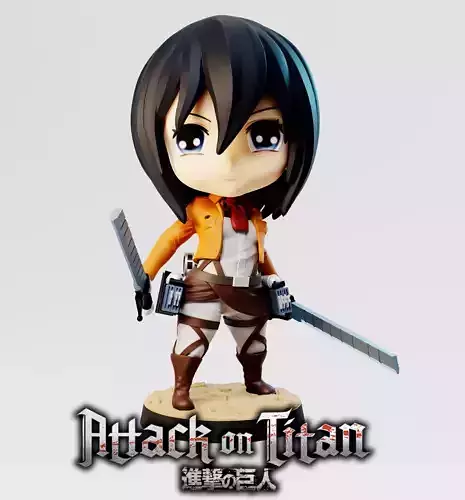 Chibi Mikasa