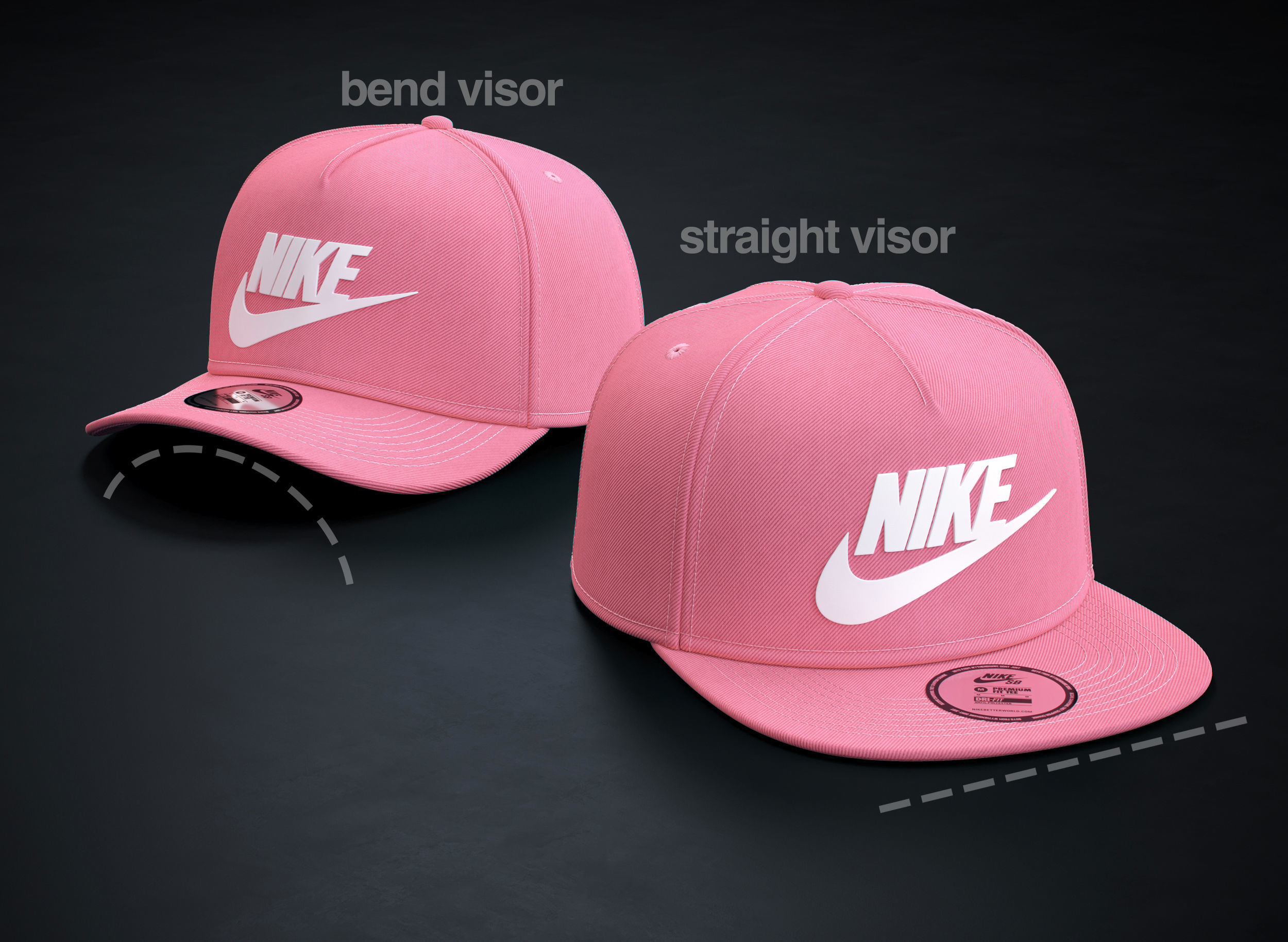 Baseball Hat  3D model_2