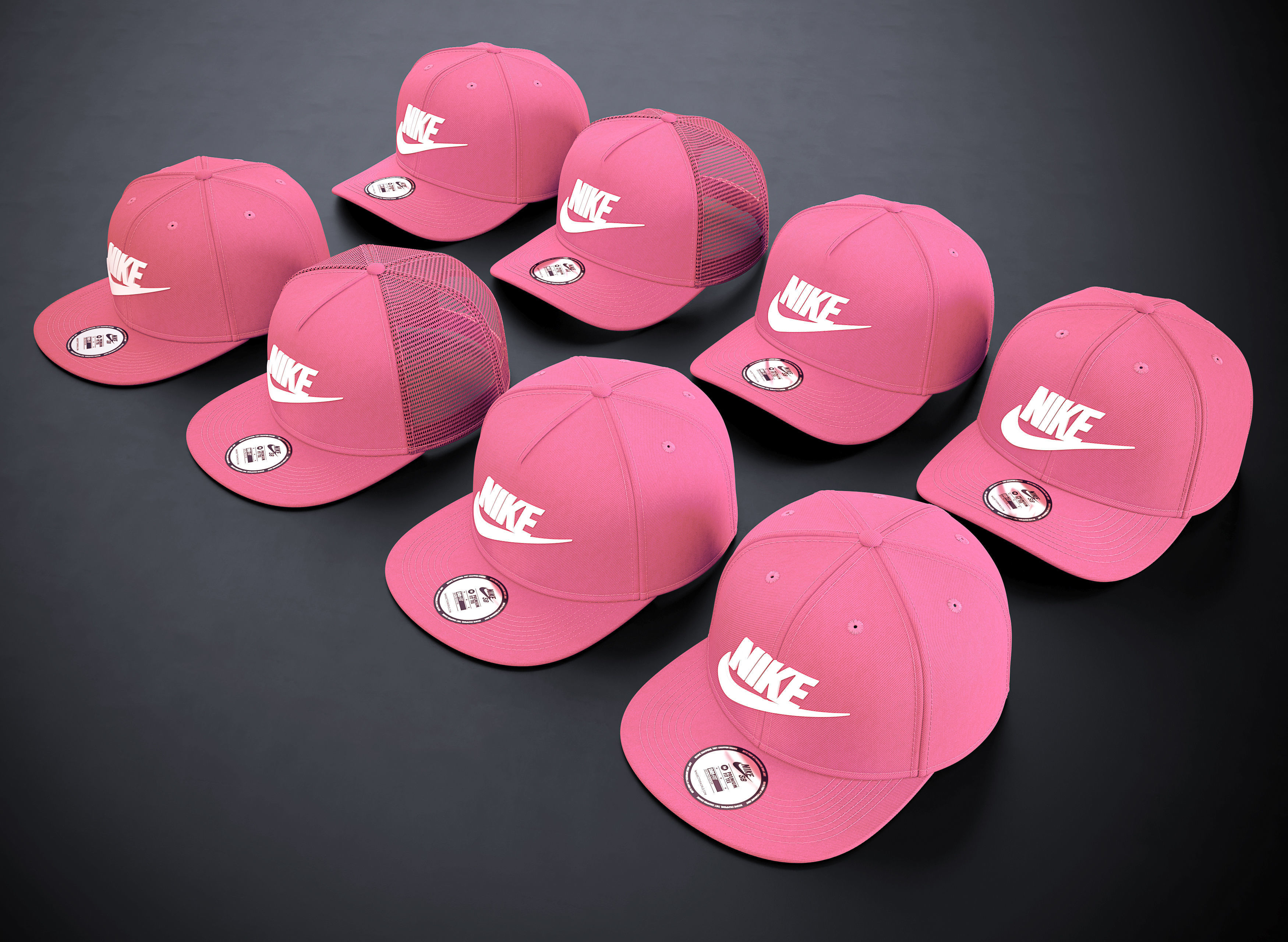 Baseball Hat  3D model_9