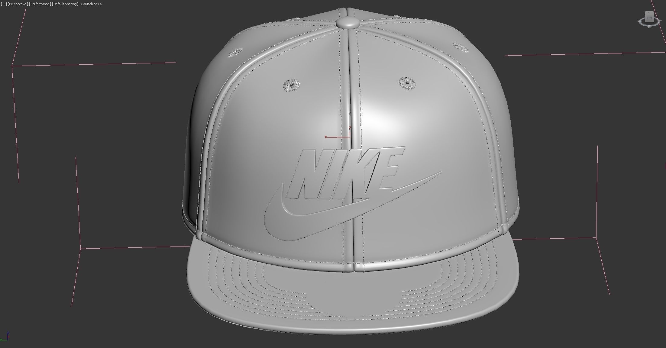 Baseball Hat  3D model_23