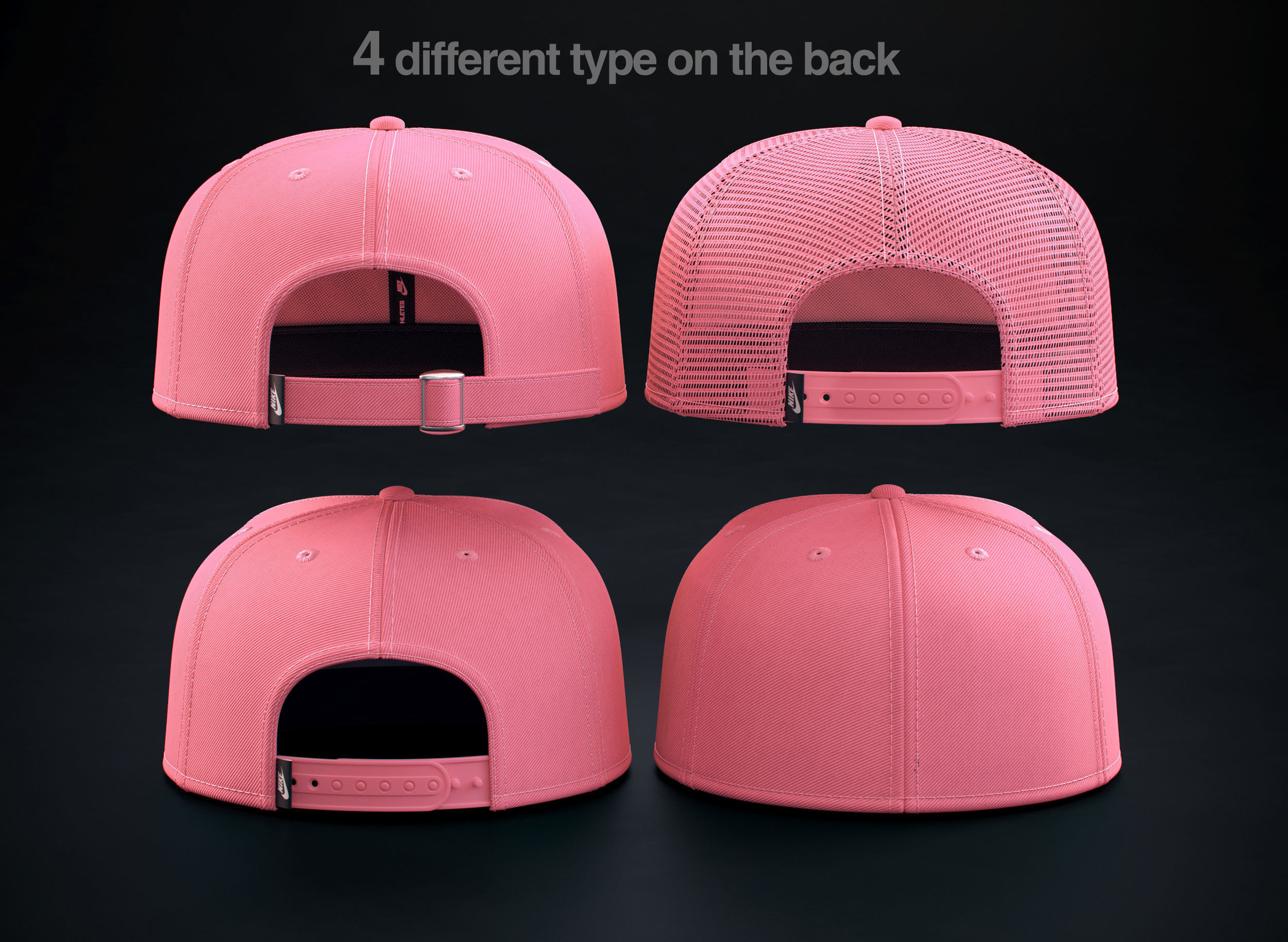 Baseball Hat  3D model_3