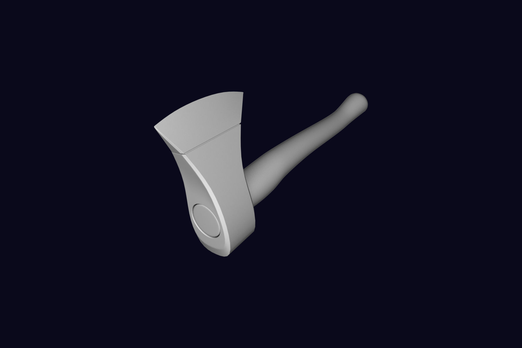 Chopping Axe 3D model_1