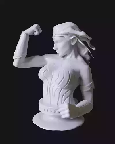 Fan Art Wonder Woman Gal Gadot Sculpture