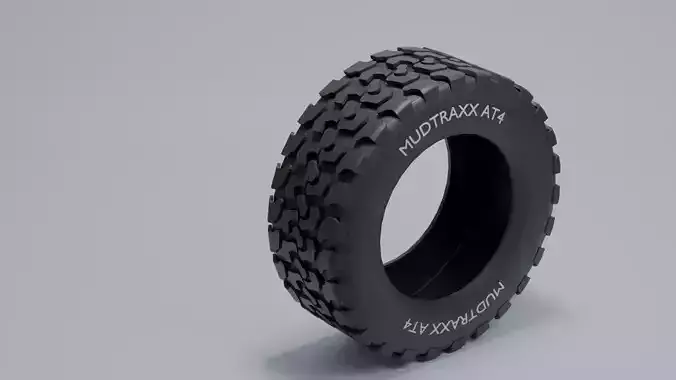 tire truck all terrain 3D model