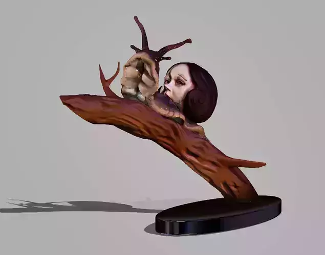 Slug Girl Junji ito 3D print model