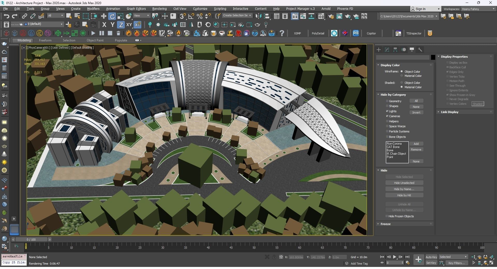 0122 - Architecture Project - 2Ds Drawing - 3Ds Files 3D model_24