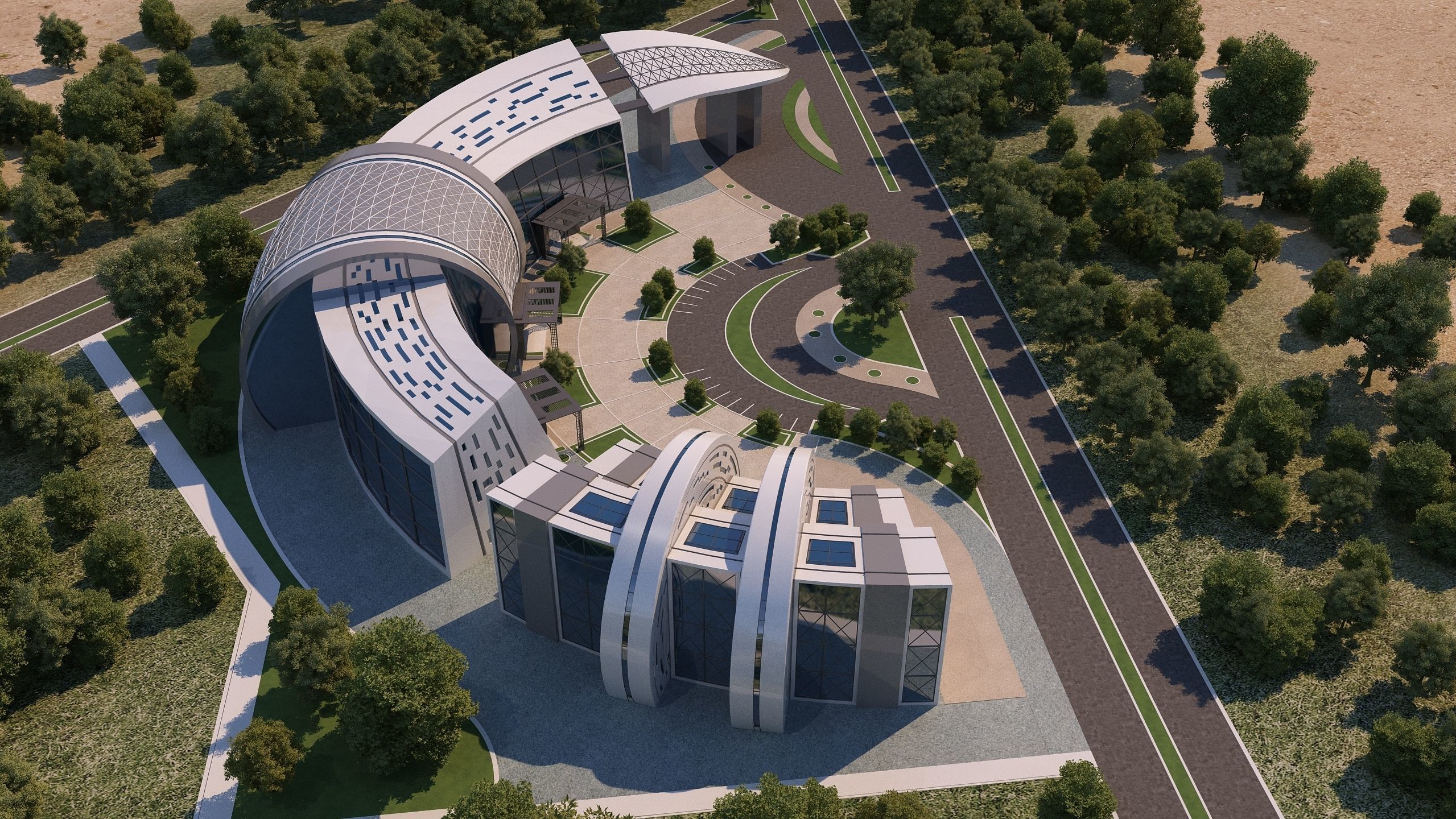 0122 - Architecture Project - 2Ds Drawing - 3Ds Files 3D model_2