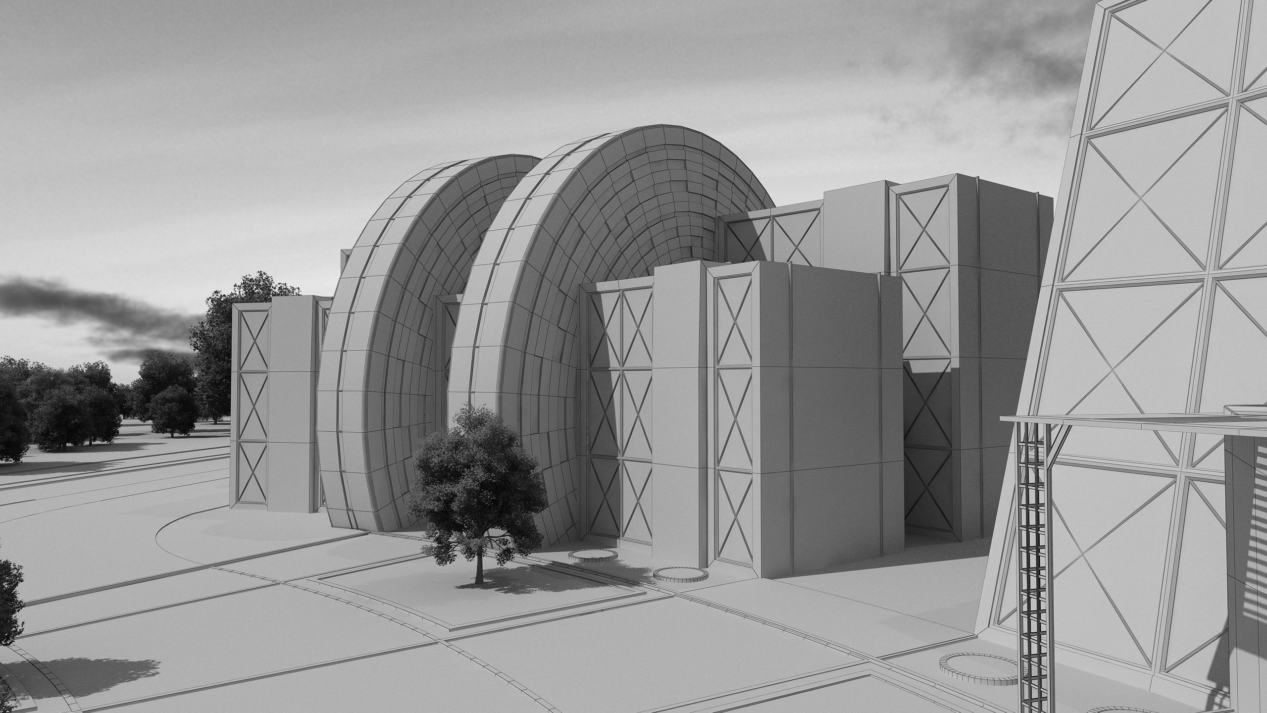 0122 - Architecture Project - 2Ds Drawing - 3Ds Files 3D model_15