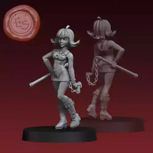 Selphie Tilmitt Final Fantasy VIII - 32mm Miniature