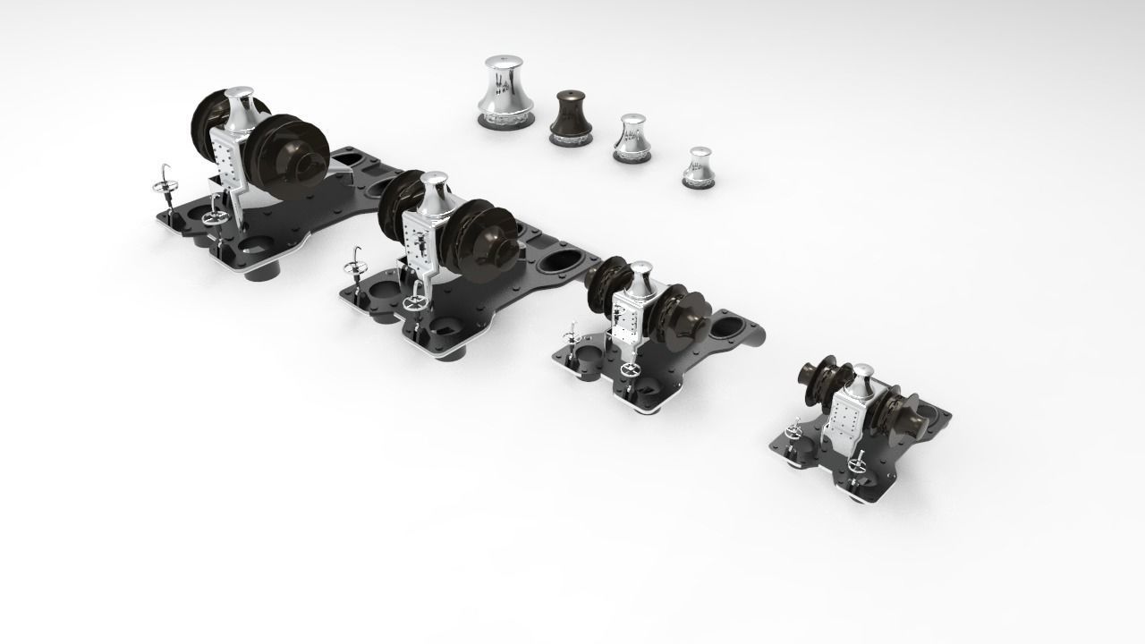 Anchor windlass 3D model | CGTrader