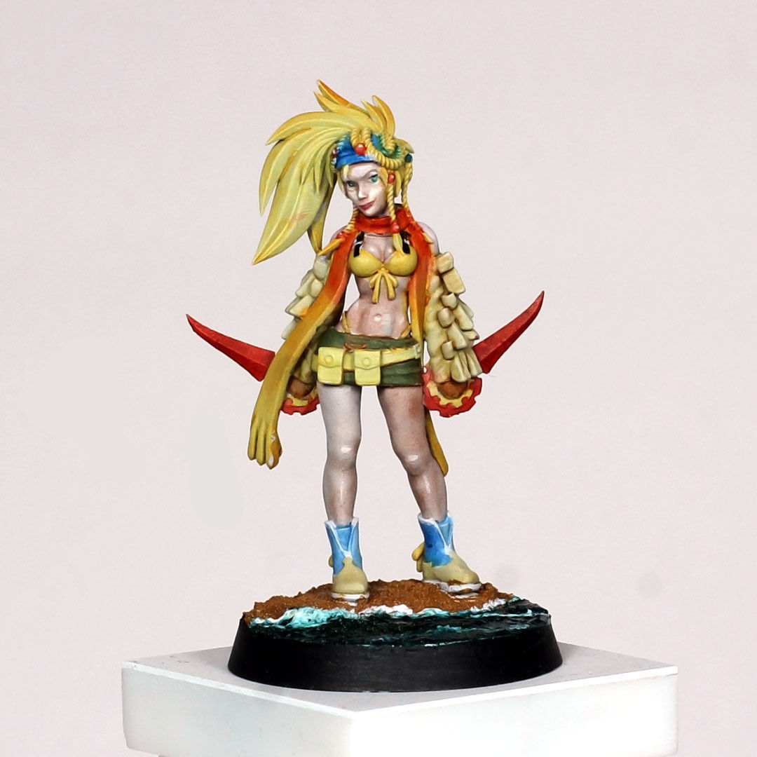 Rikku Final Fantasy X-2 - 32mm Miniature 3D print model_1