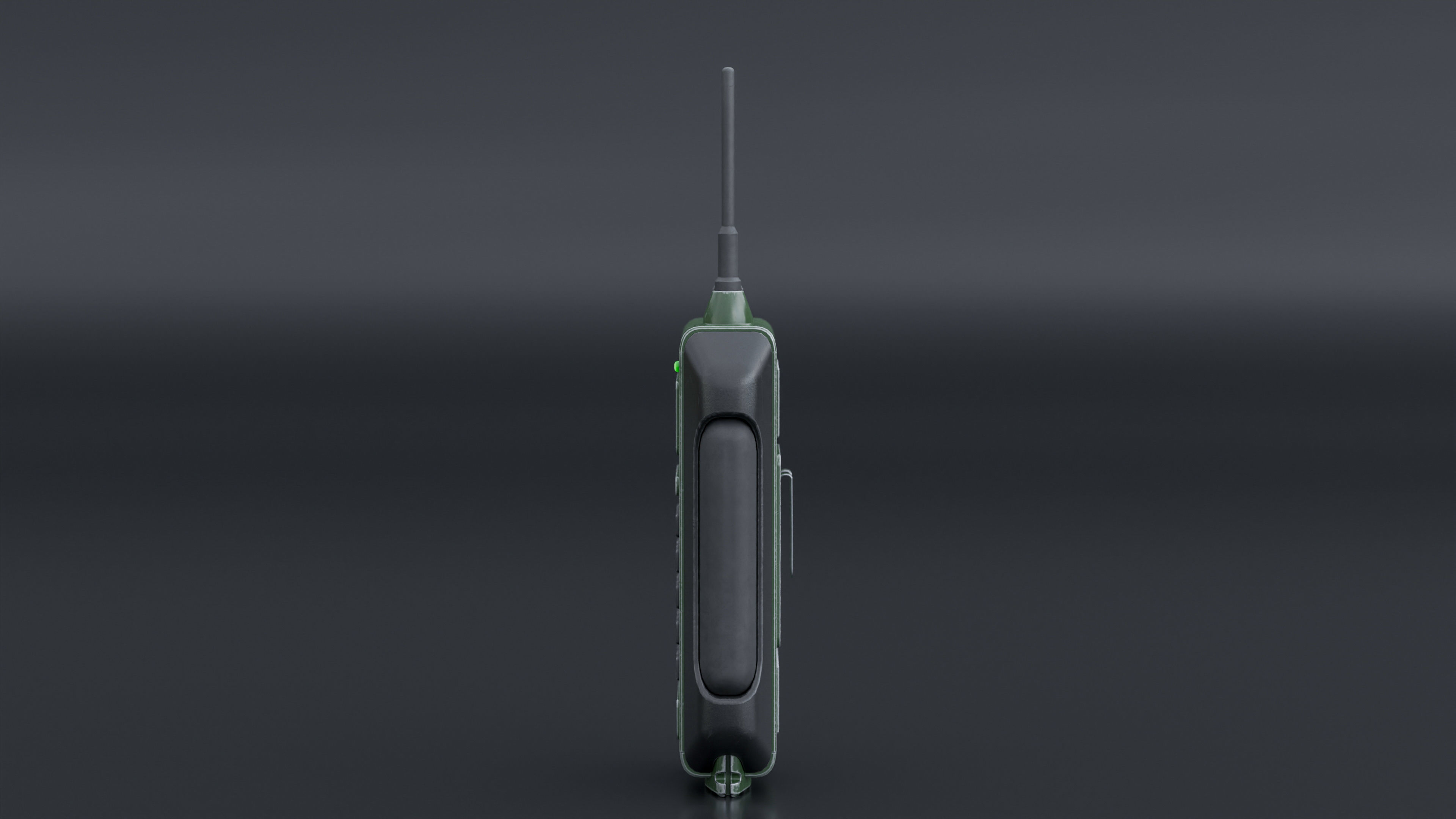 Millitary Dual Band Radio  Low-poly 3D model_4