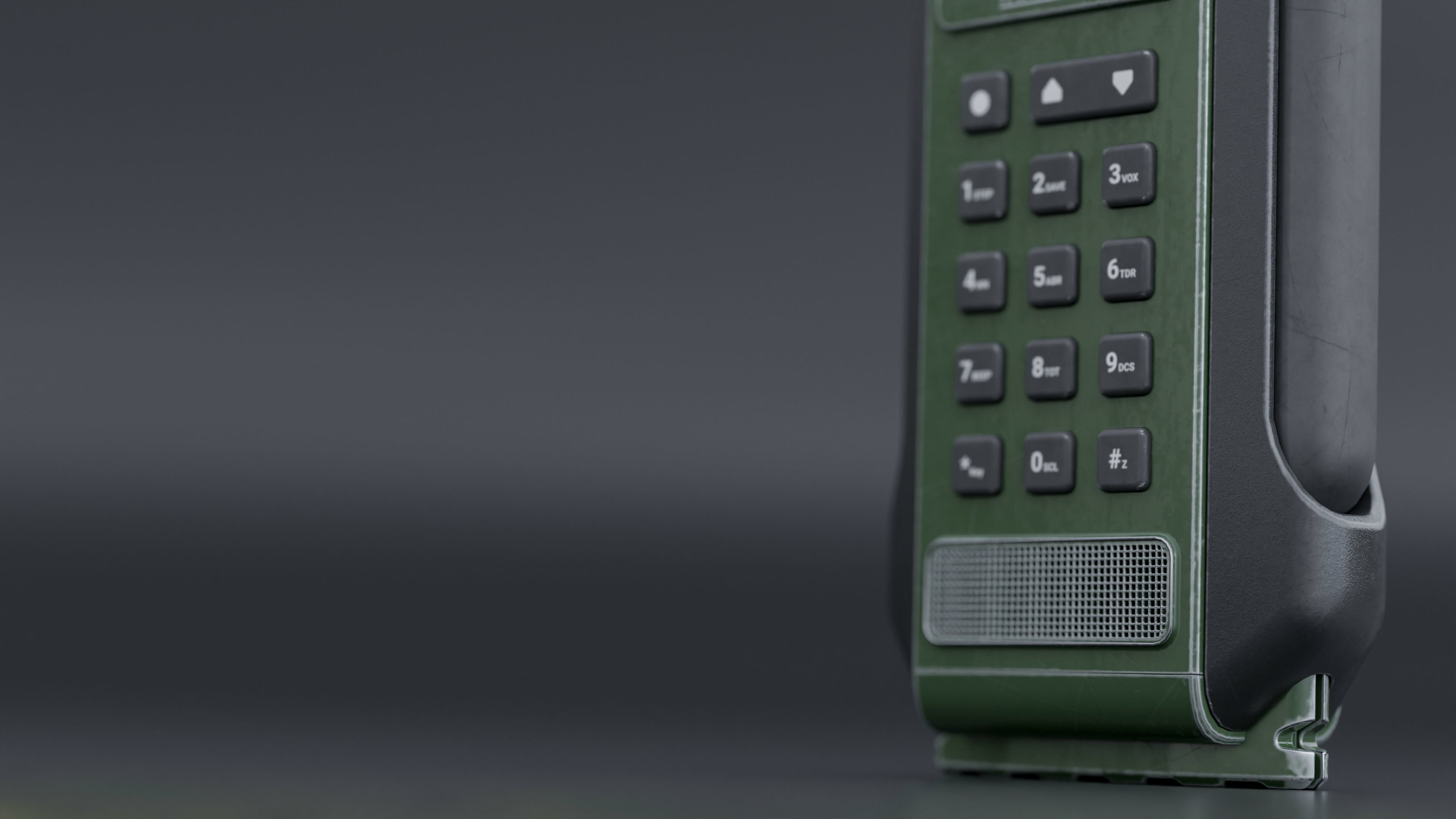 Millitary Dual Band Radio  Low-poly 3D model_6