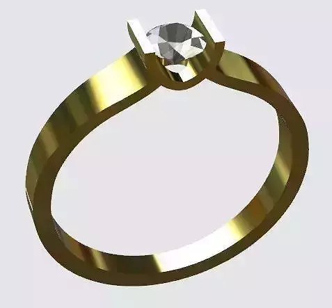 Fashion Ring 3D Print Model