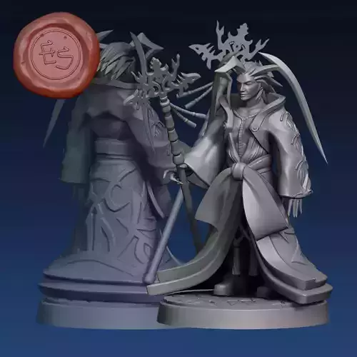 Seymour Guado Final Fantasy X - 32mm Miniature 3D print model