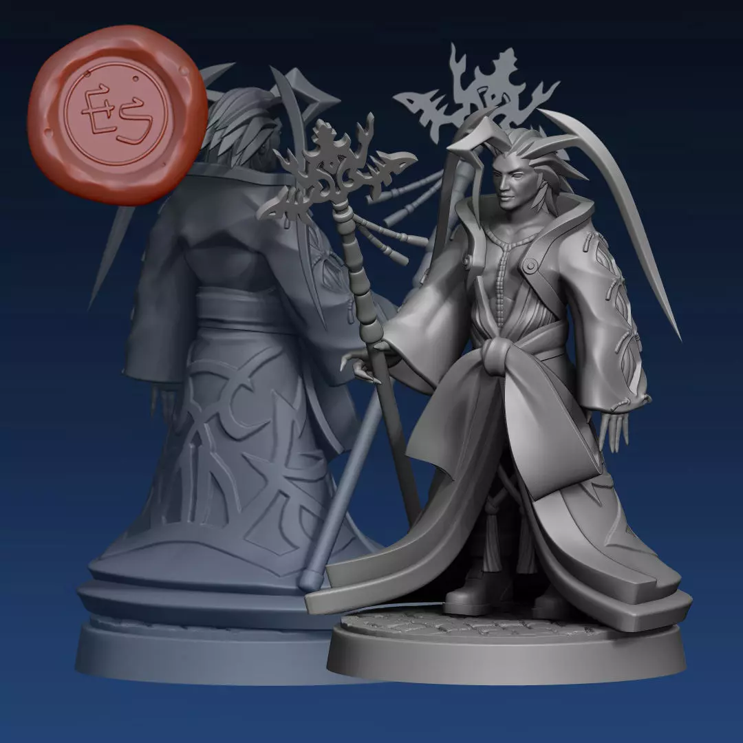 Seymour Guado Final Fantasy X - 32mm Miniature 3D print model_0