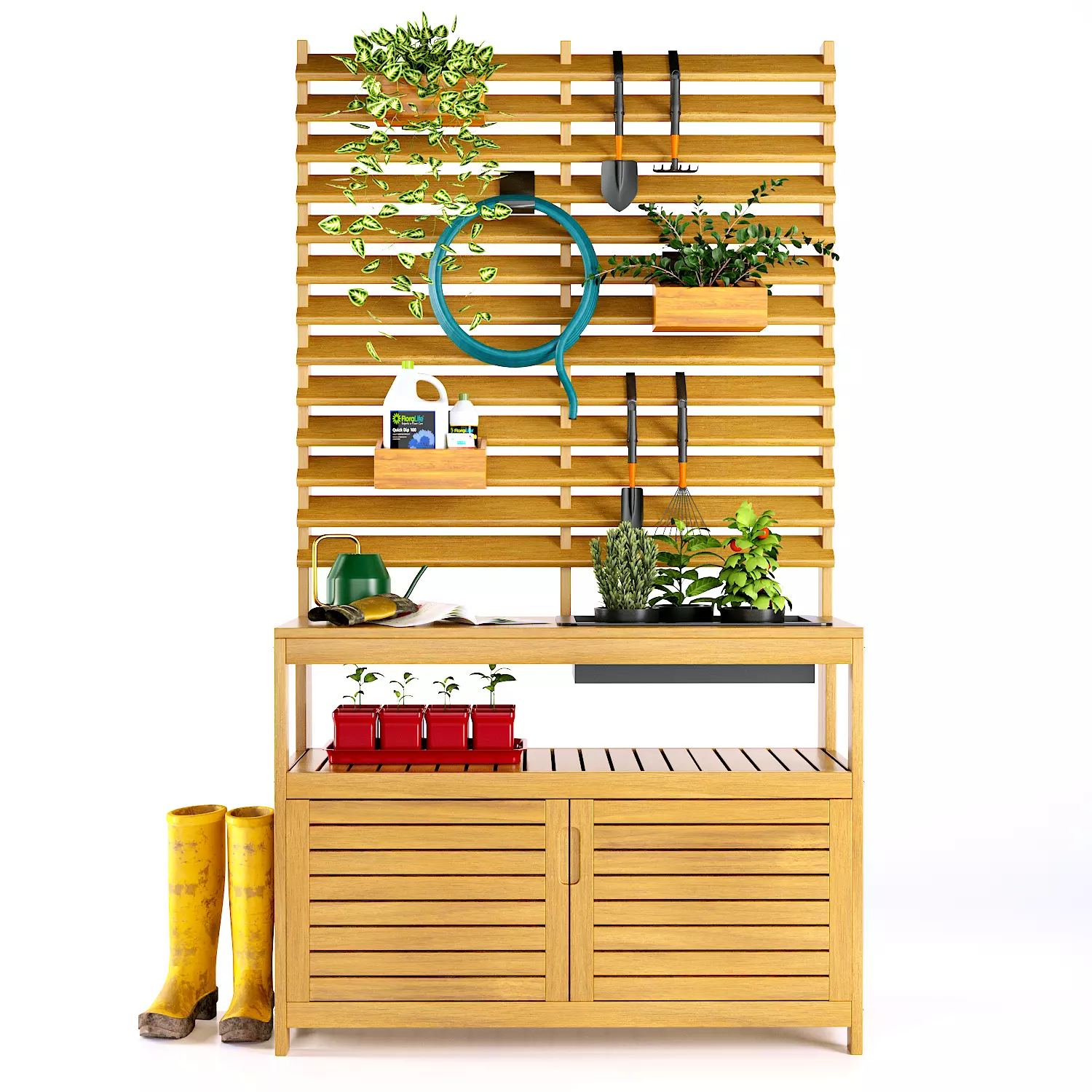Wassif garden furniture LaRedoute 3D model