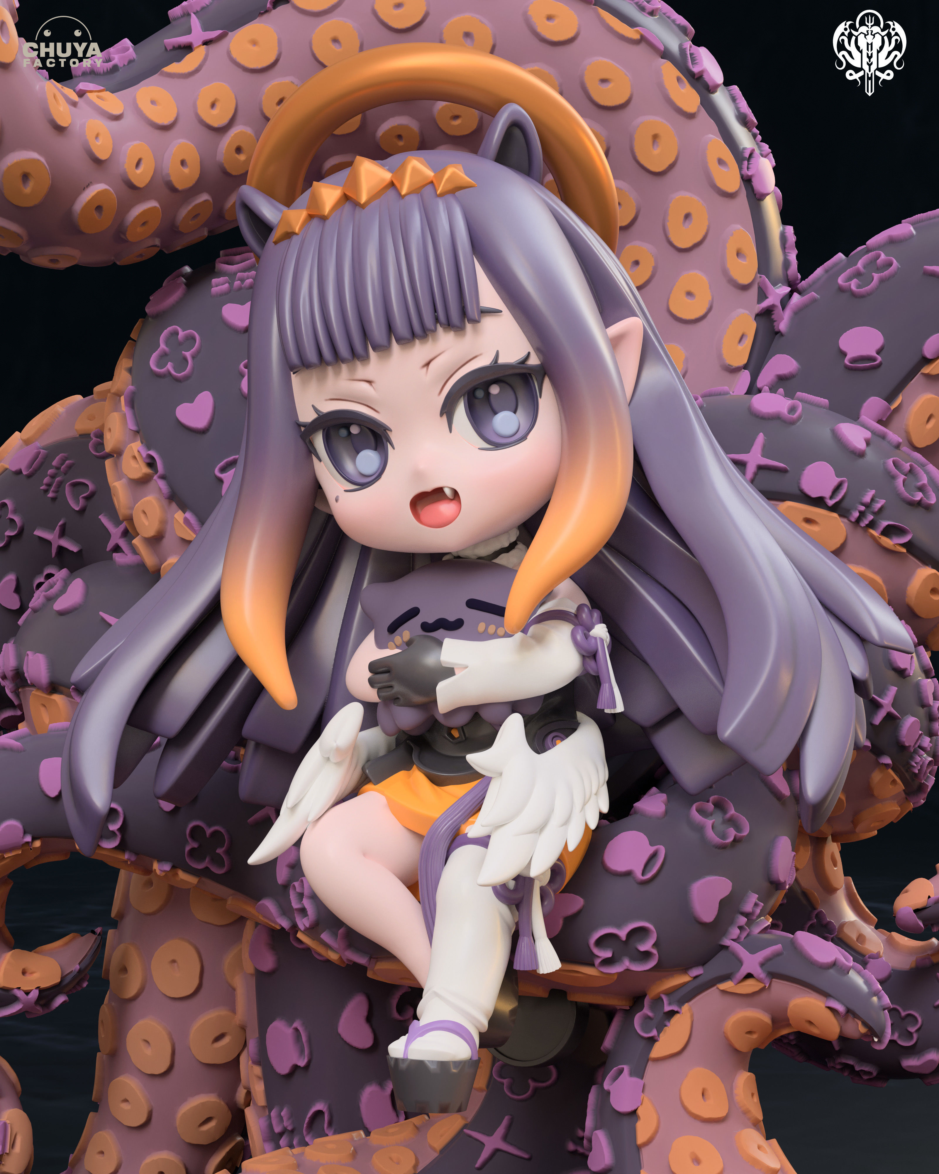 Ninomae Inanis 3D print model_6