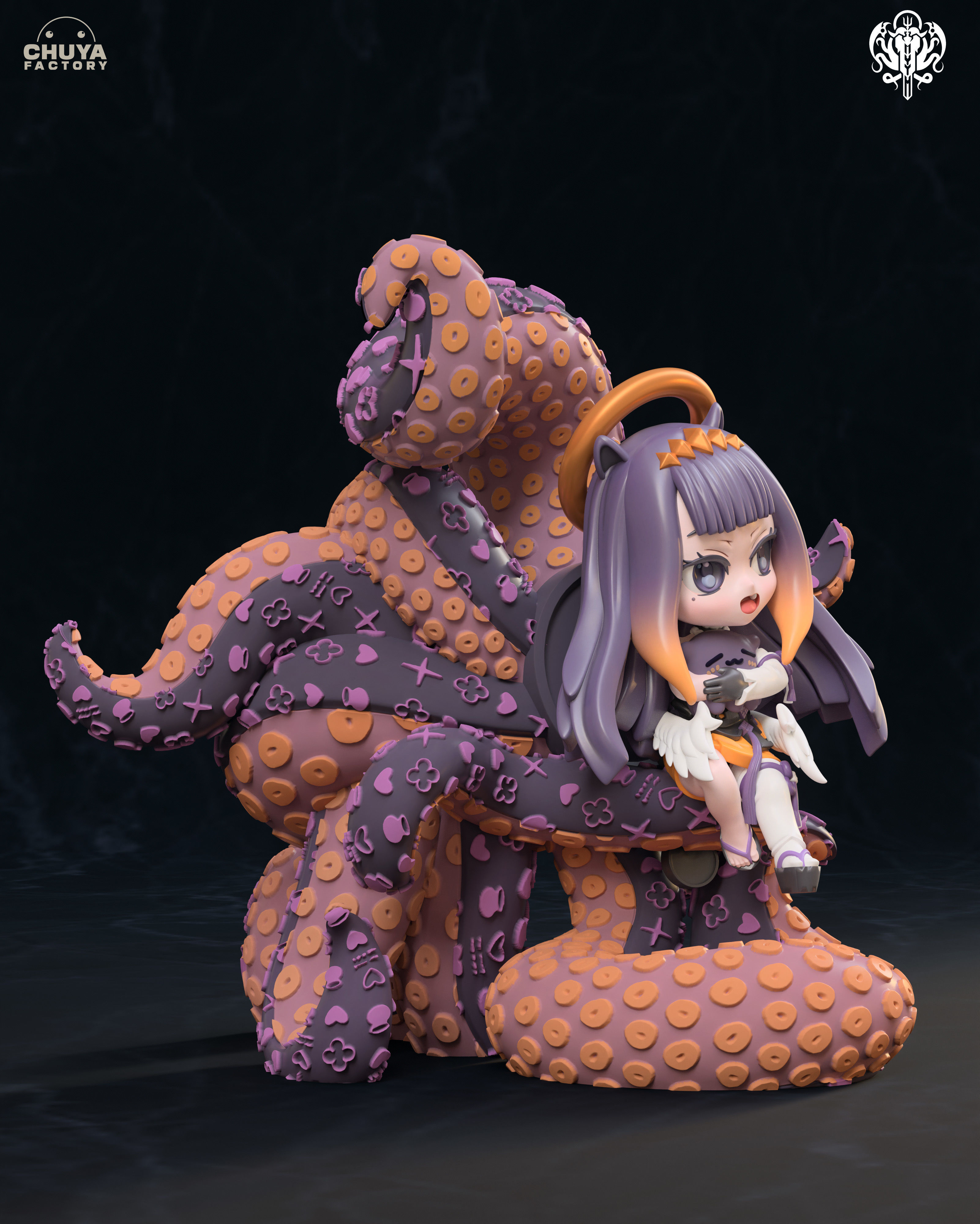 Ninomae Inanis 3D print model_1