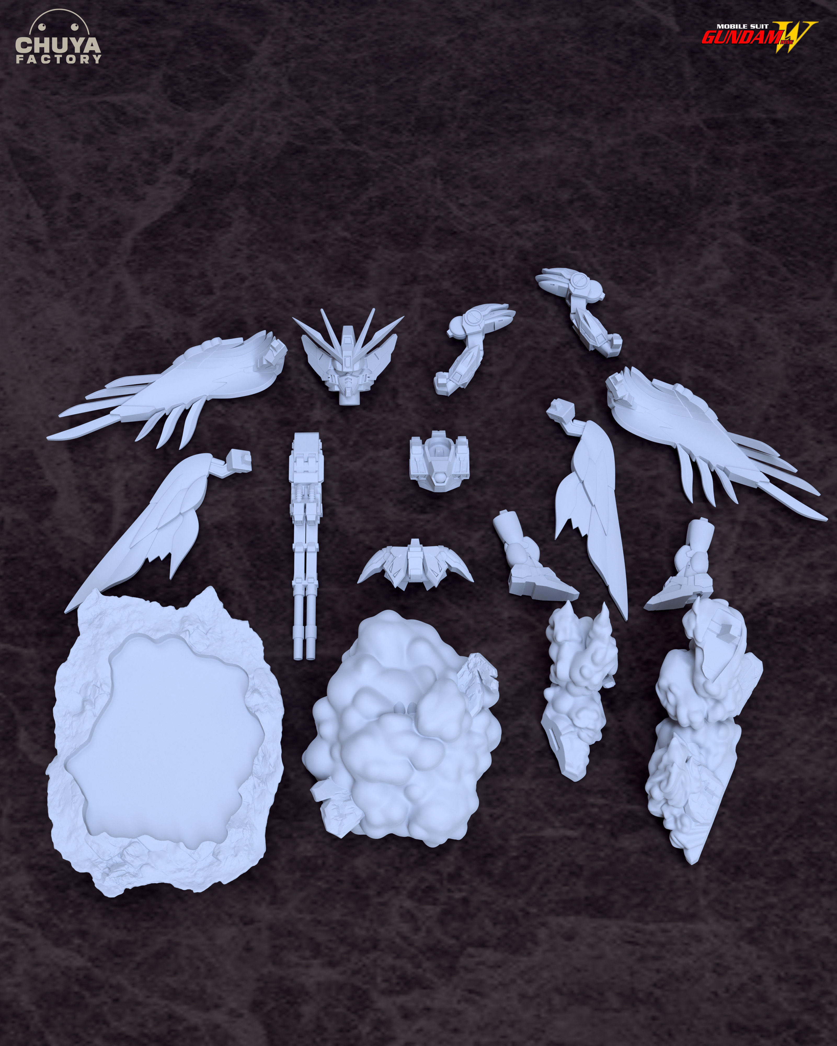 Wing Zero 3D print model_6