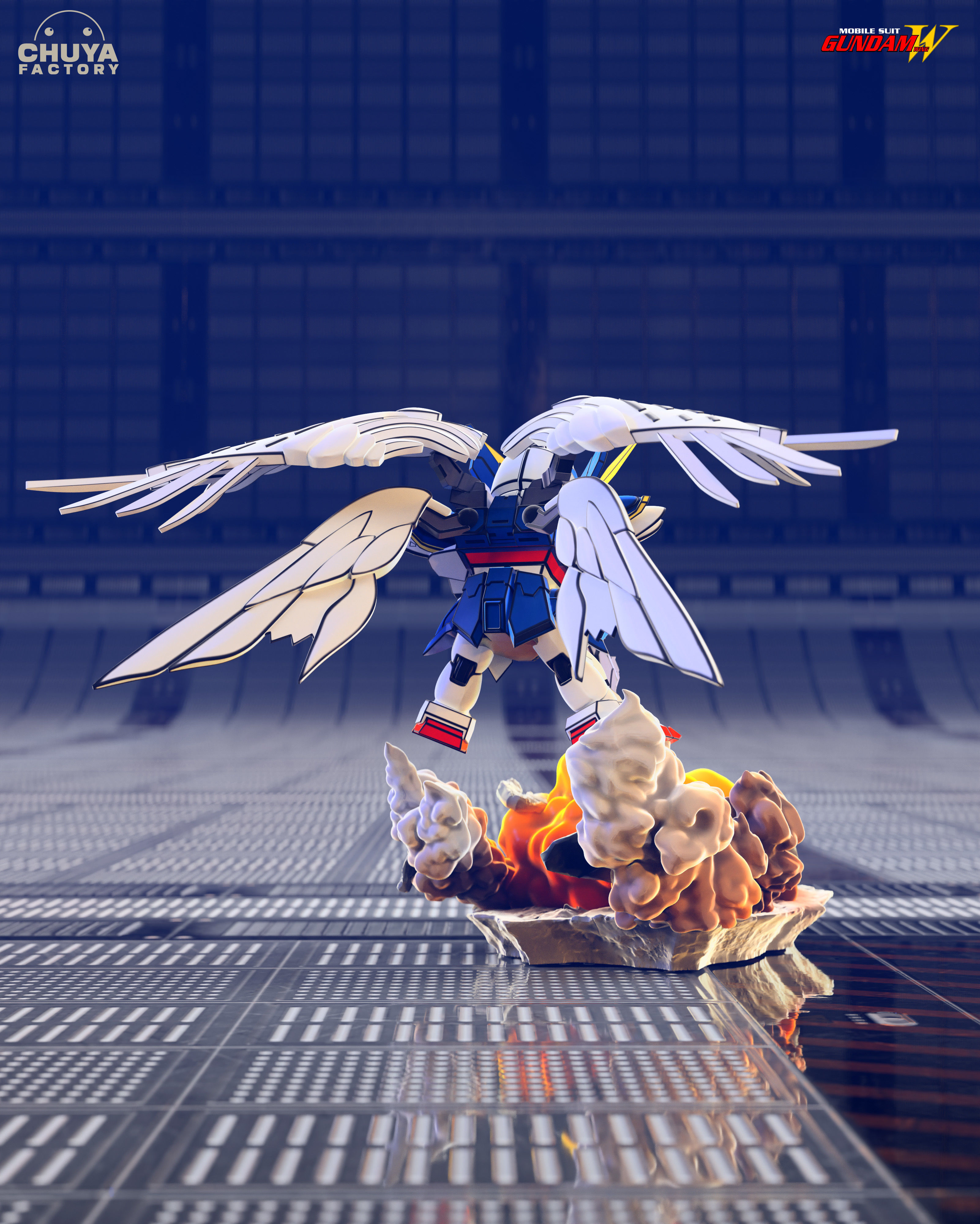 Wing Zero 3D print model_2