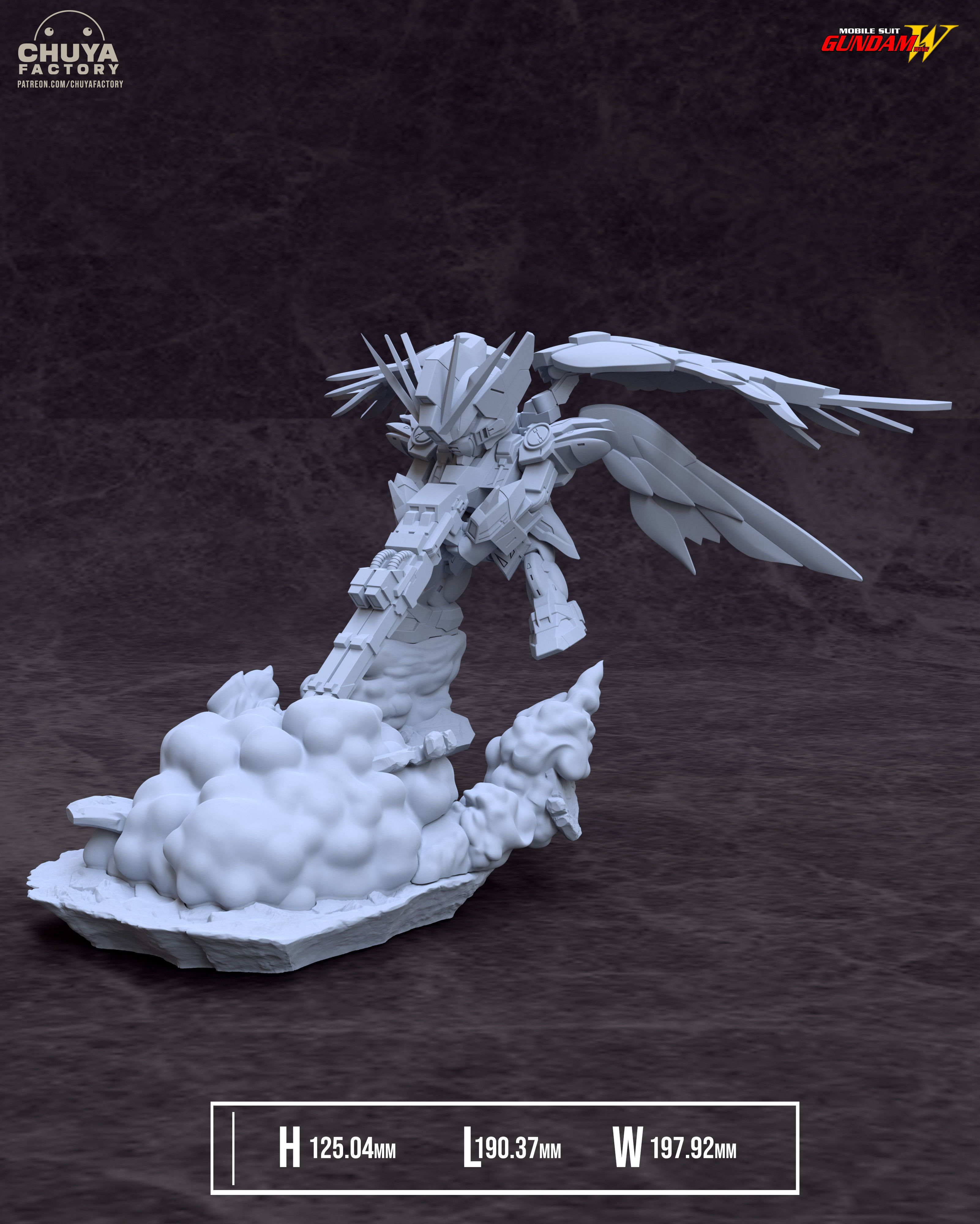 Wing Zero 3D print model_5