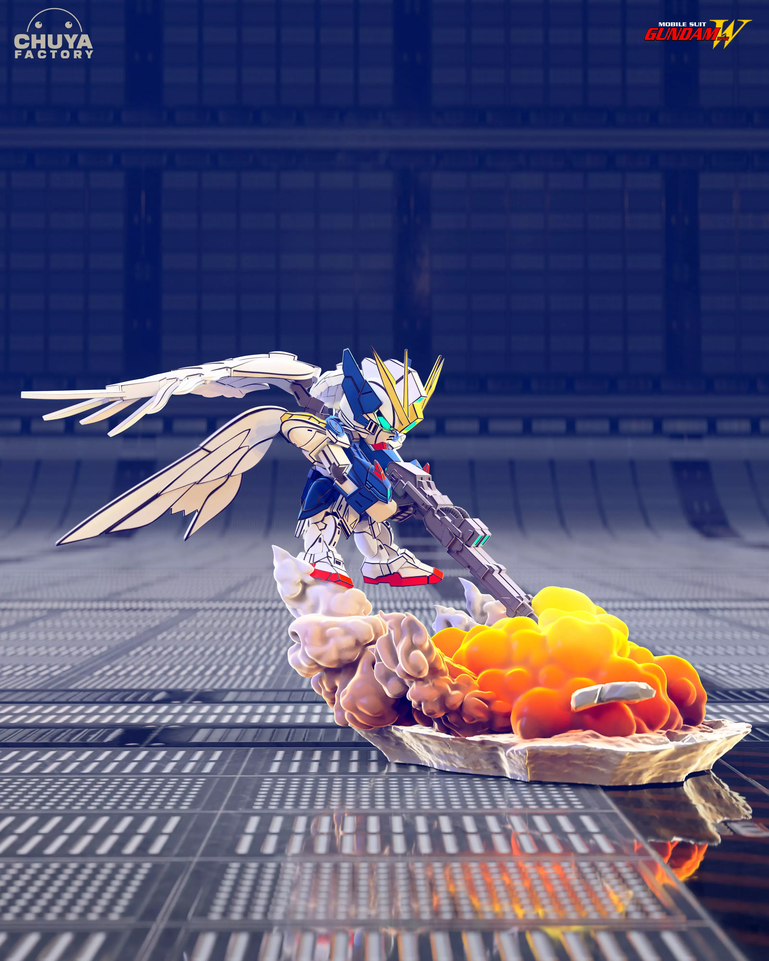 Wing Zero 3D print model_0