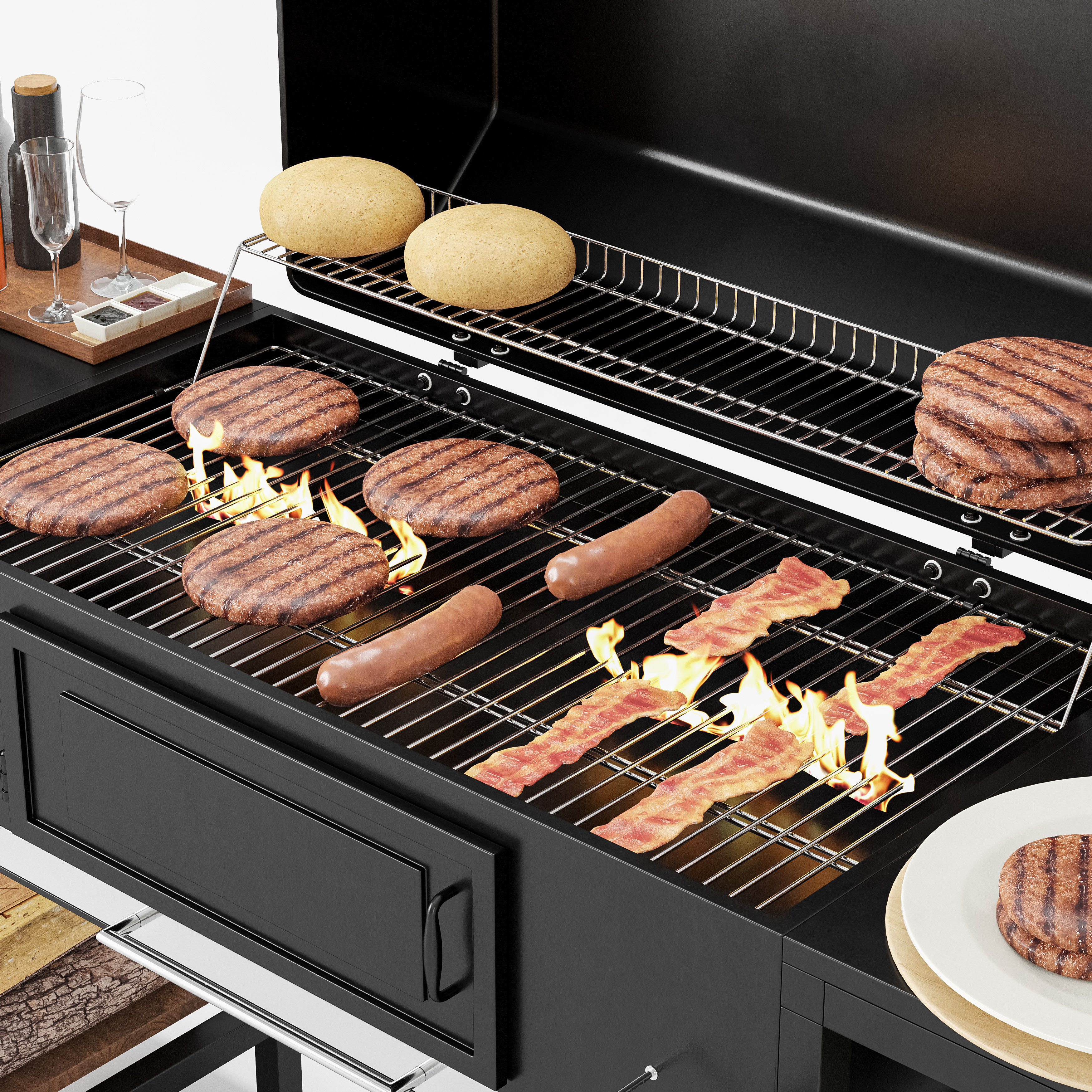 Barbecue 20 3D model_3