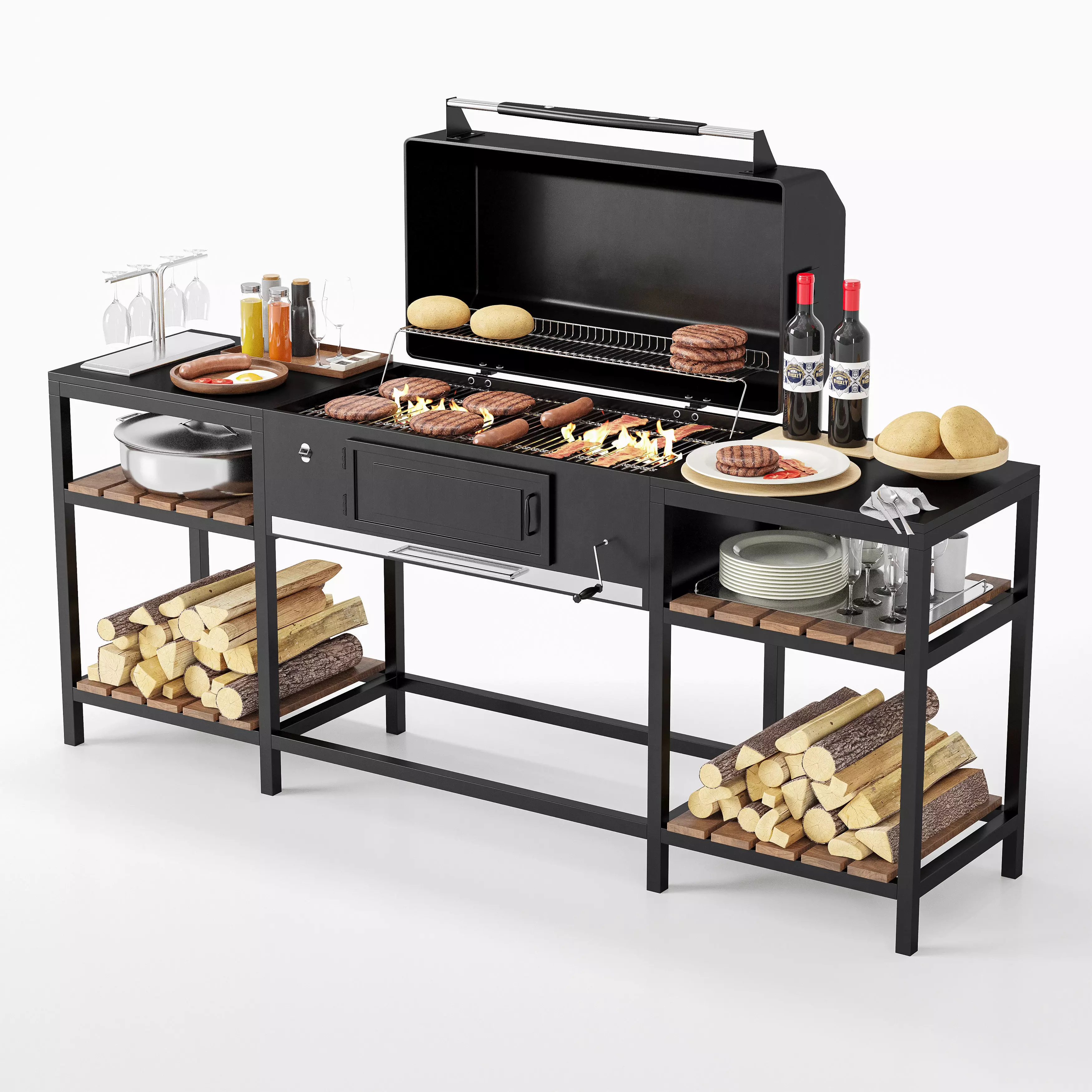 Barbecue 20 3D model_0