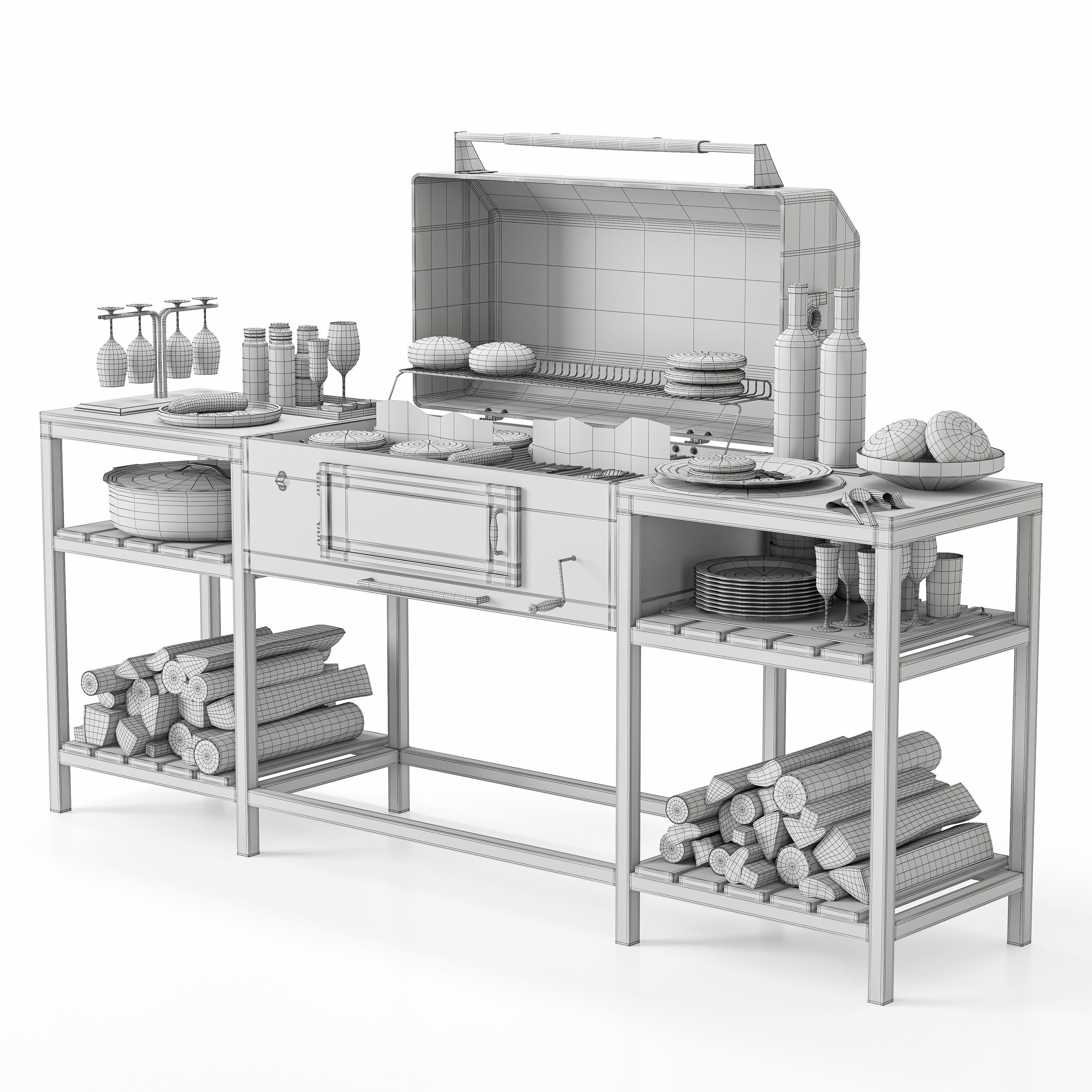 Barbecue 20 3D model_6