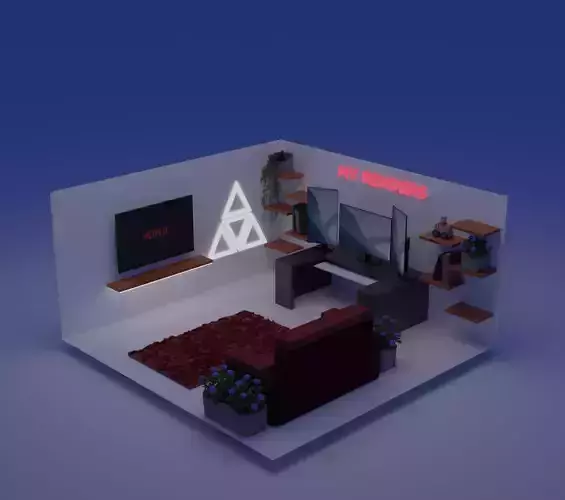 This is an room 3d model from My Renders 