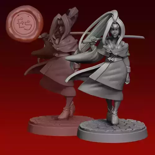 Twilight Suzuka Outlaw Star - 32mm Miniature