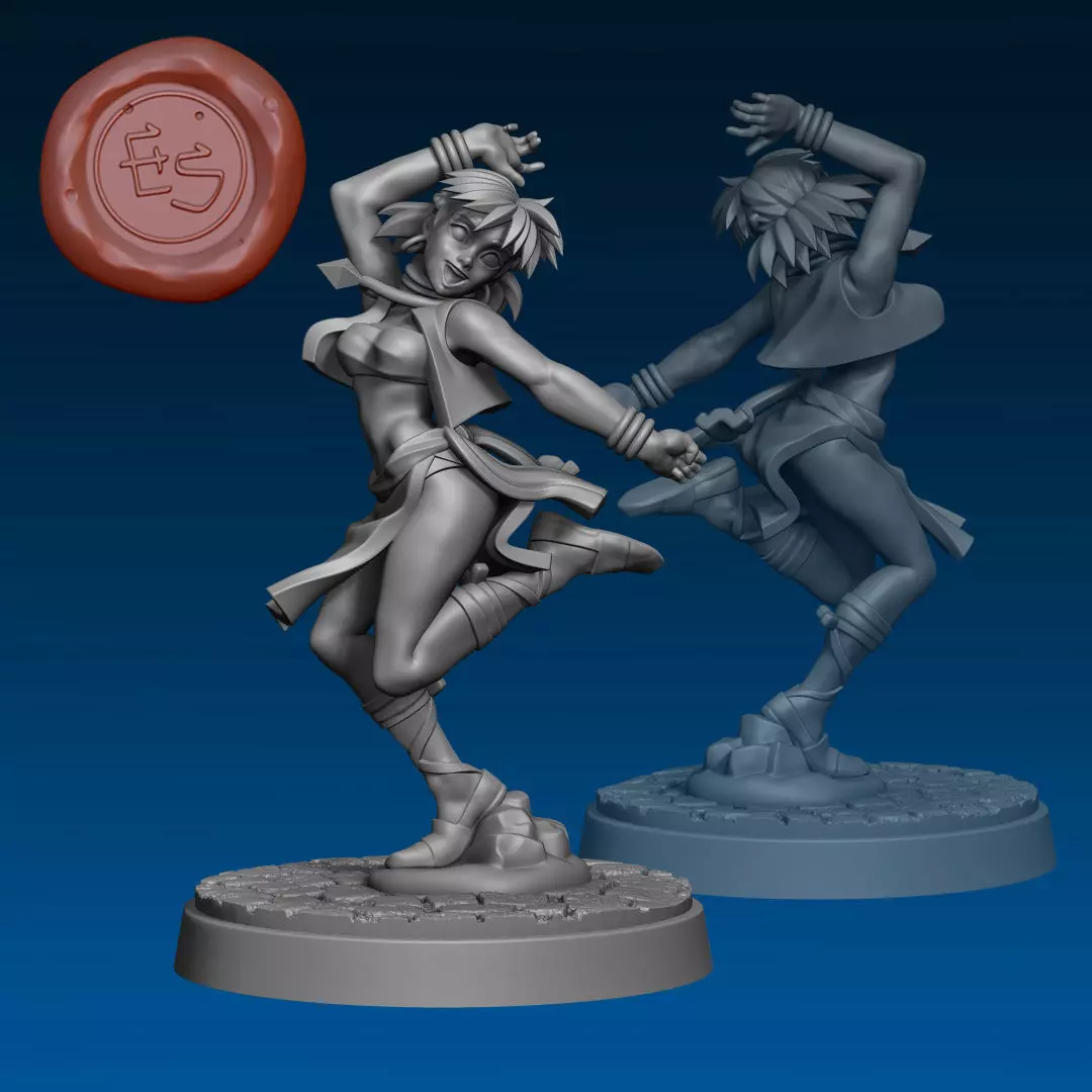 Nadia Nadia and the Secret of Blue Water - 32mm Miniature 3D print model